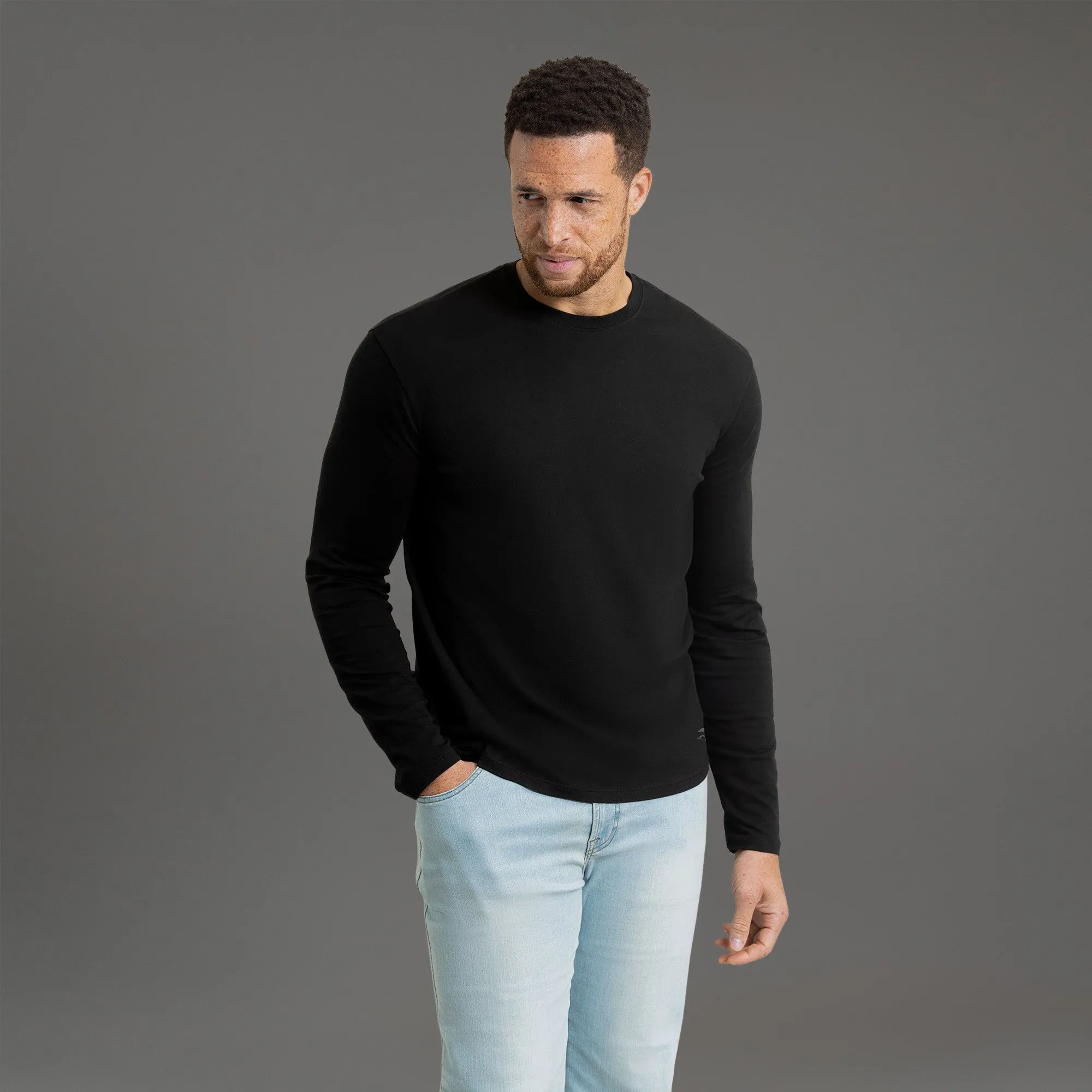 Cloud Long Sleeve T-Shirt - Black fast life