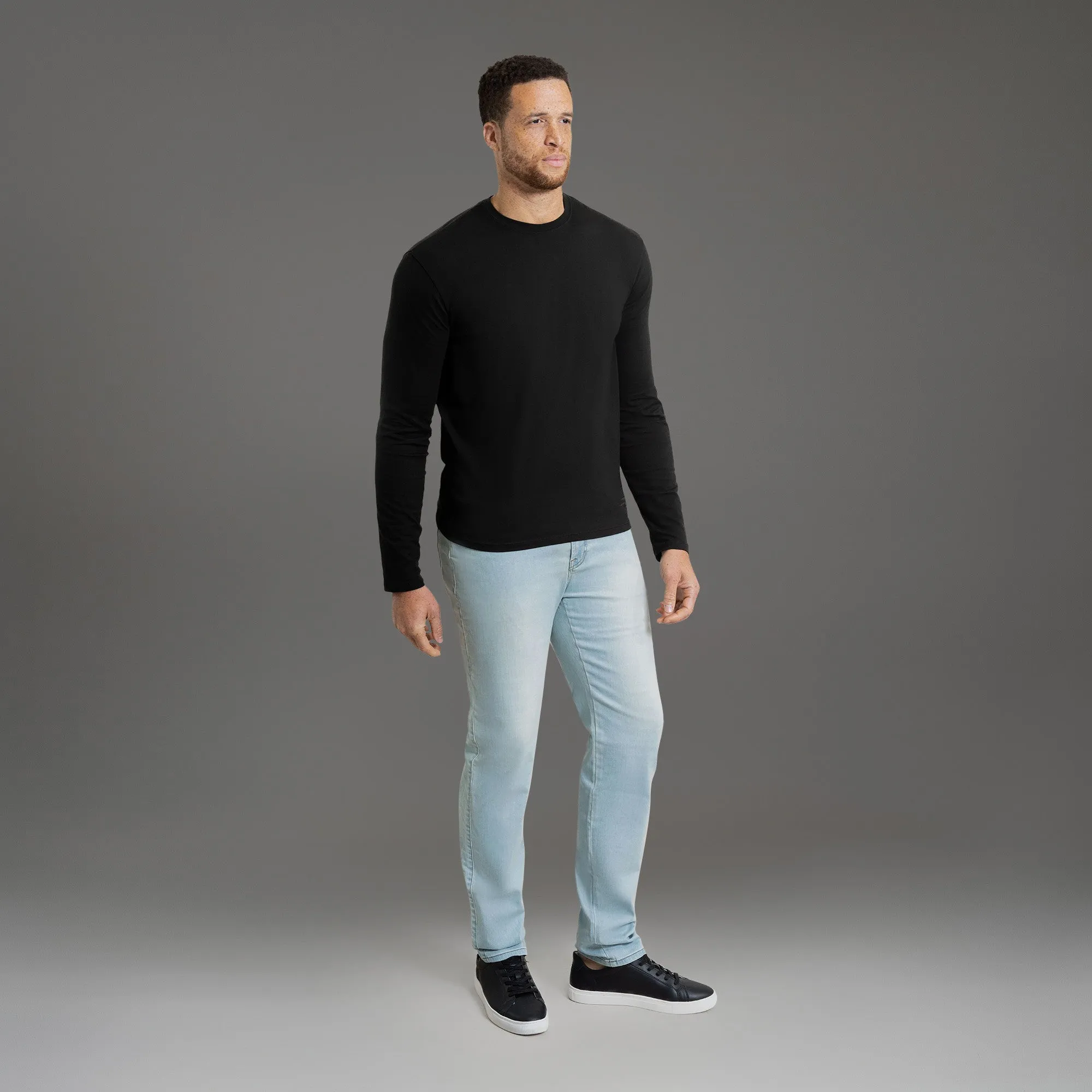 Cloud Long Sleeve T-Shirt - Black city flair
