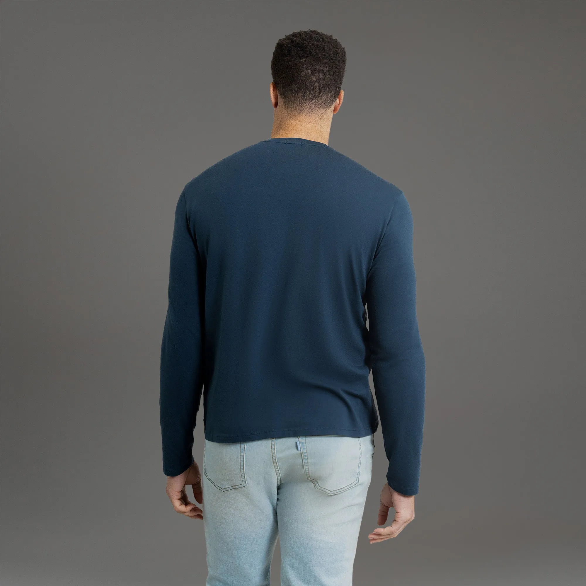 Cloud Long Sleeve T-Shirt - Deep Sea magic mark