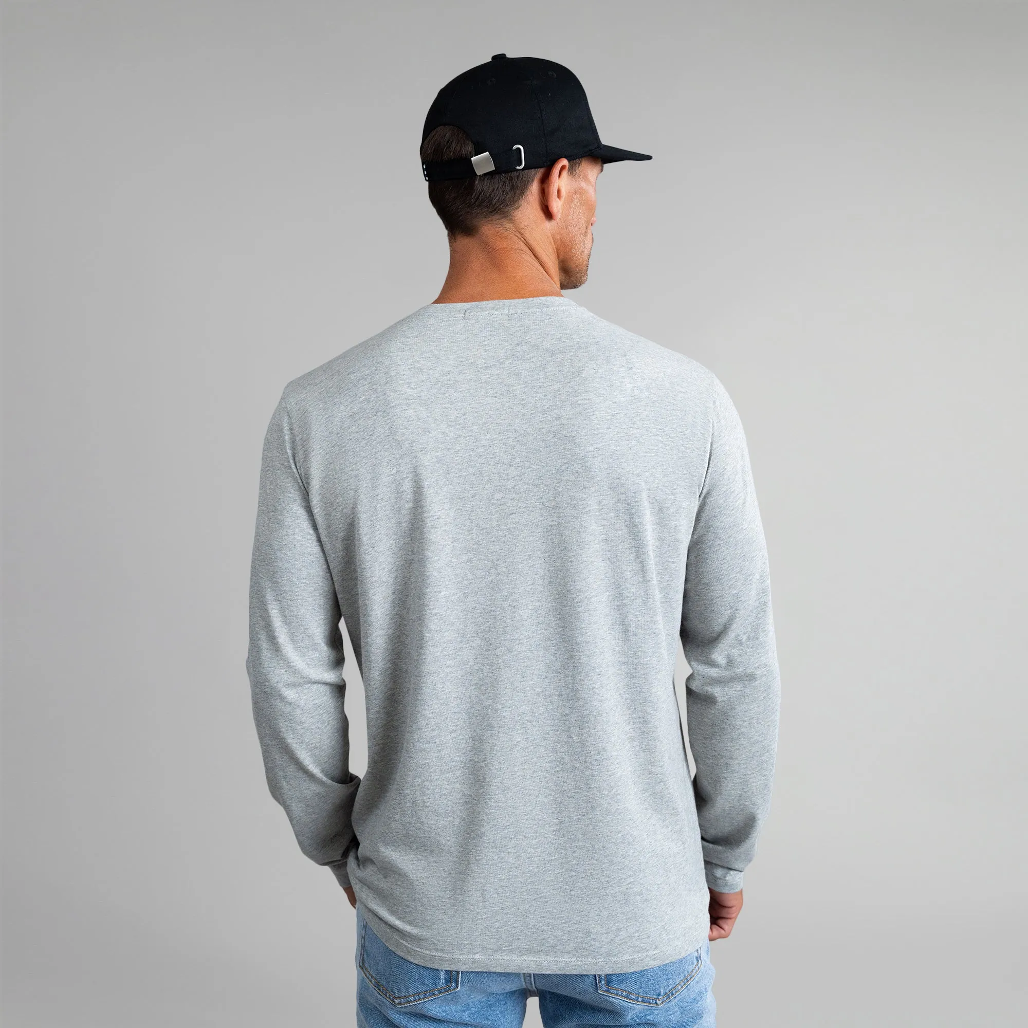 Cloud Long Sleeve T-Shirt - Heather Gray ground vibe