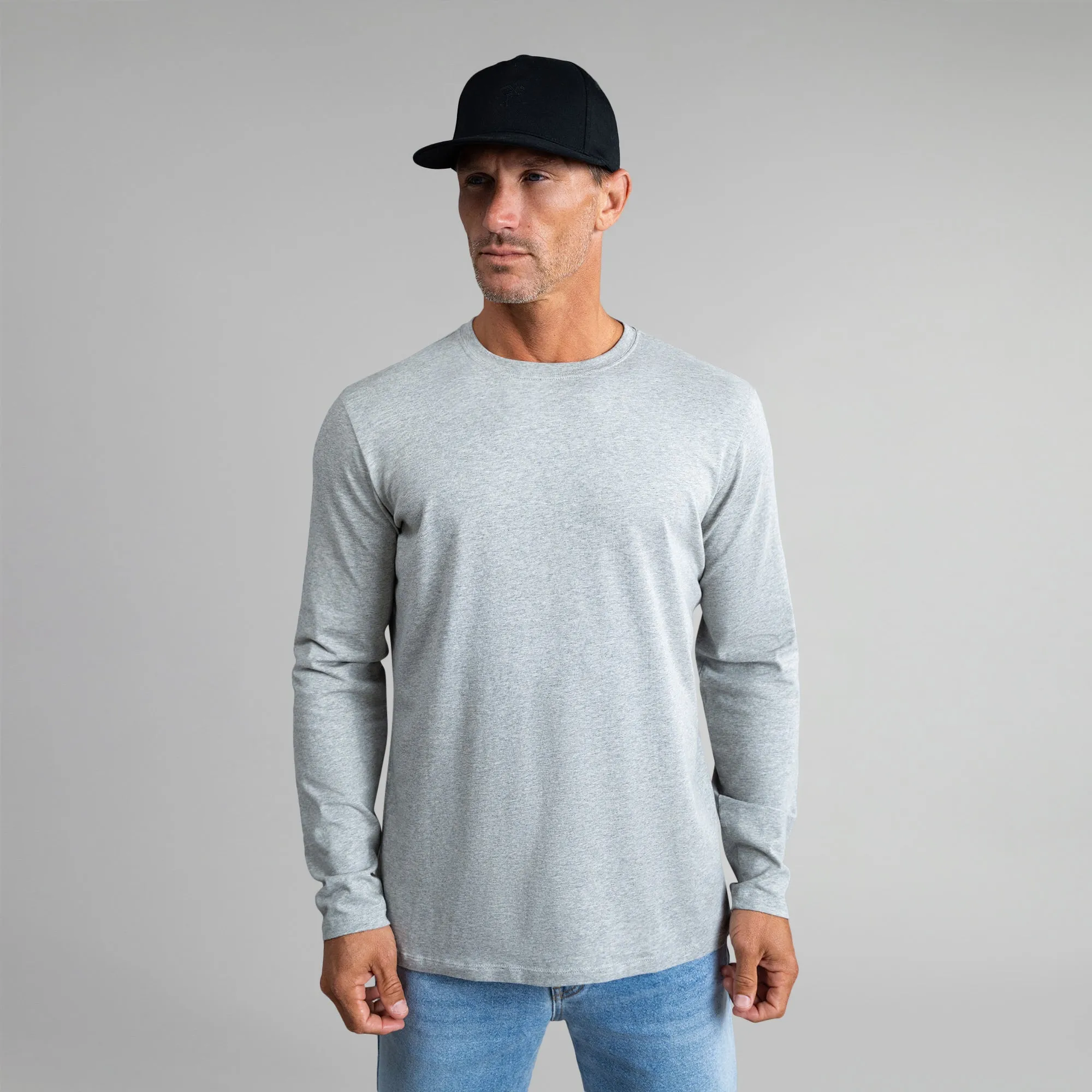 Cloud Long Sleeve T-Shirt - Heather Gray fashion gift