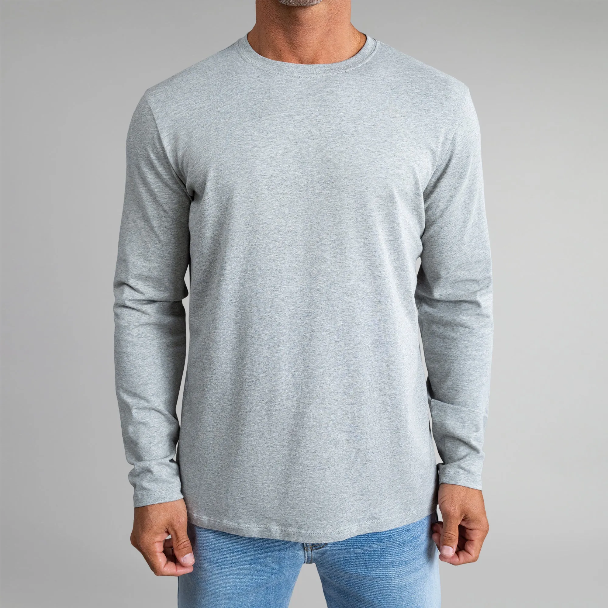 Cloud Long Sleeve T-Shirt - Heather Gray urban lift