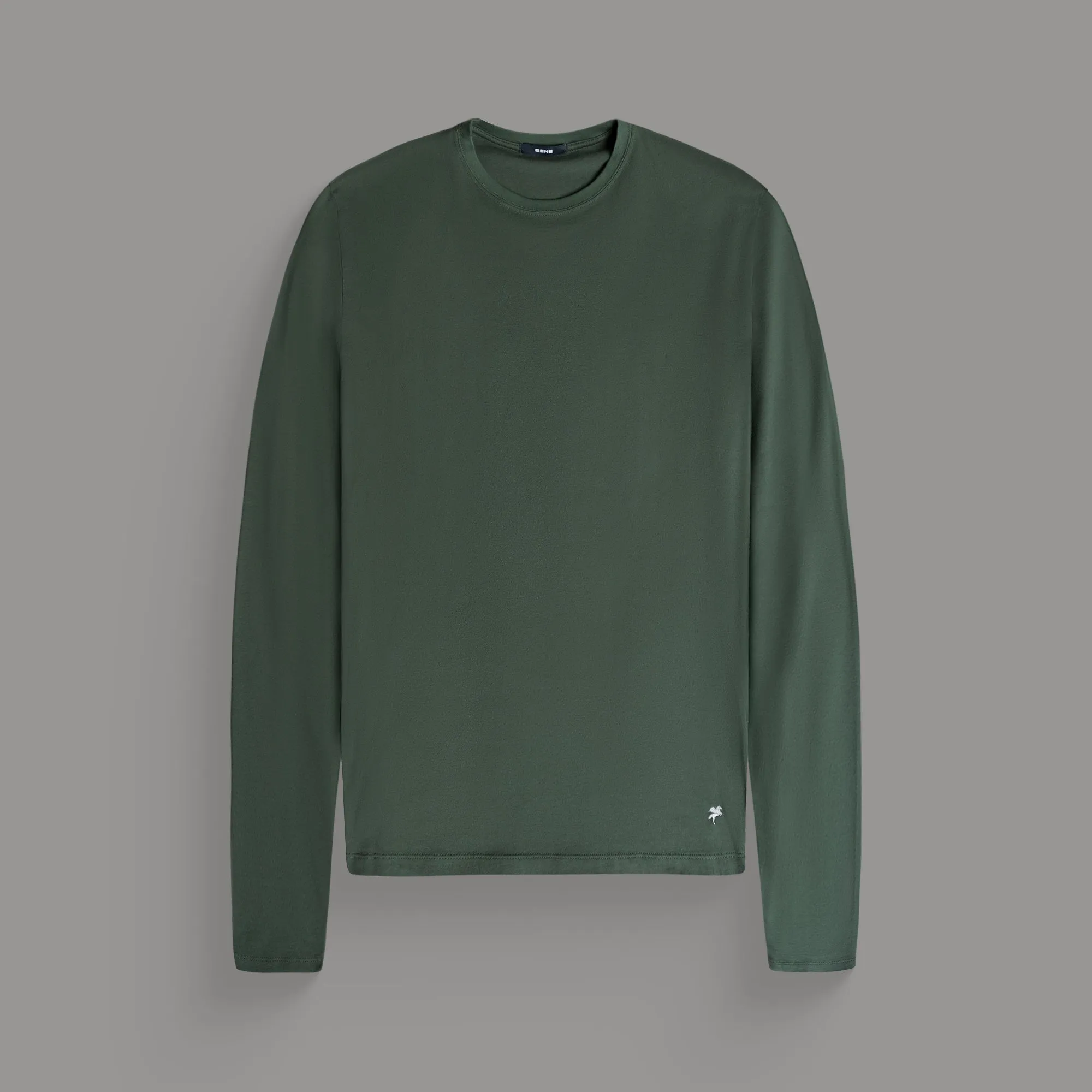 Cloud Long Sleeve T-Shirt - Moss neat mode
