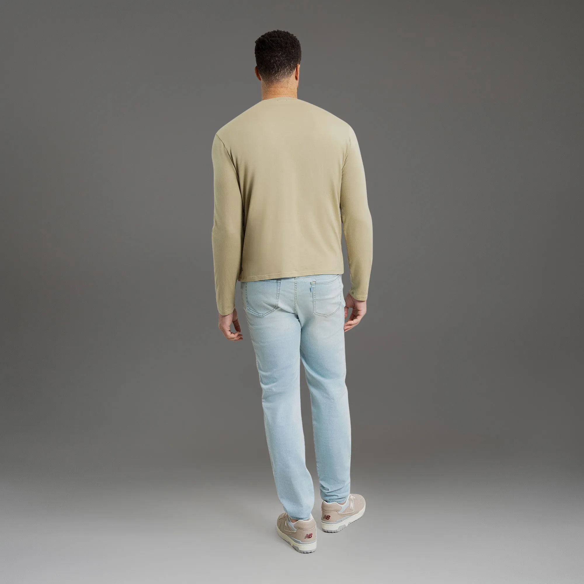 Cloud Long Sleeve T-Shirt - Sand wedding vibe