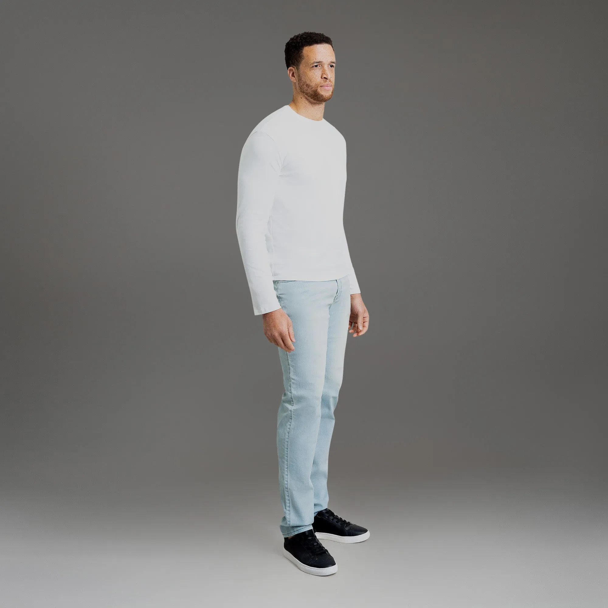 Cloud Long Sleeve T-Shirt - White artsy piece