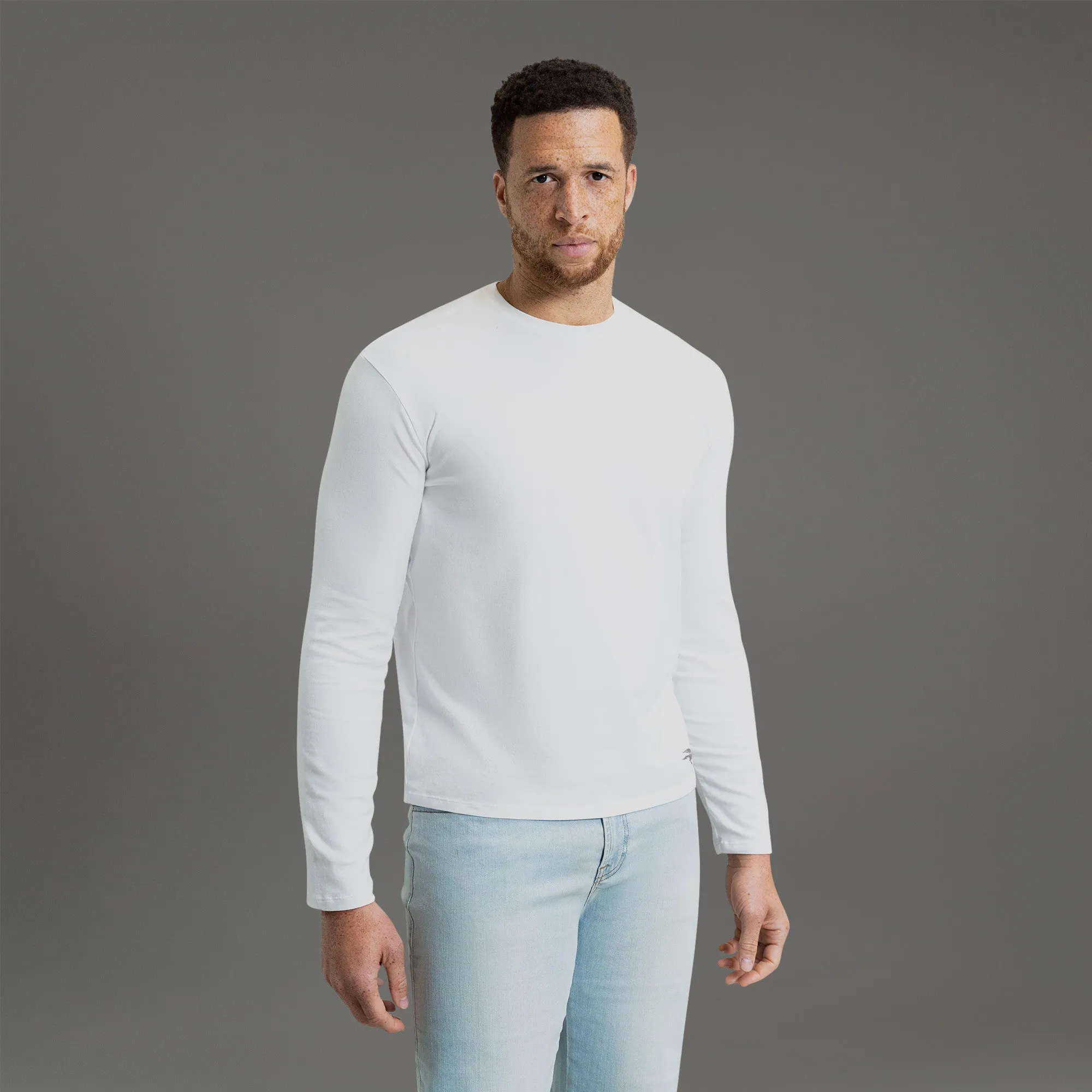 Cloud Long Sleeve T-Shirt - White crafted mood