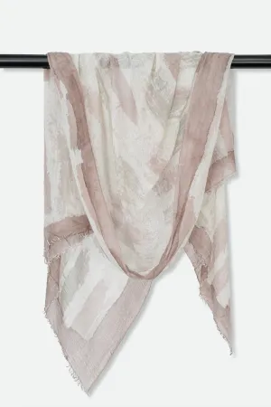 COCOA QUARTZ SCARF IN HAND DYED CASHMERE cozy luxury COCOA QUARTZ SCARF IN HAND DYED CASHMERE street soft
