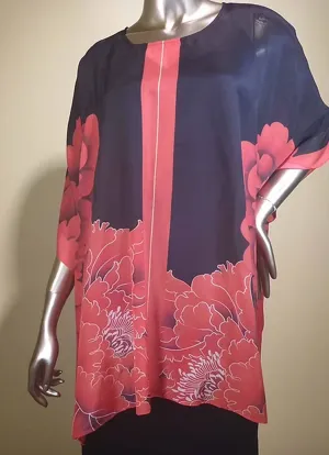 Cocoon Majesty Silk Tunic body relax Cocoon Majesty Silk Tunic easy iron