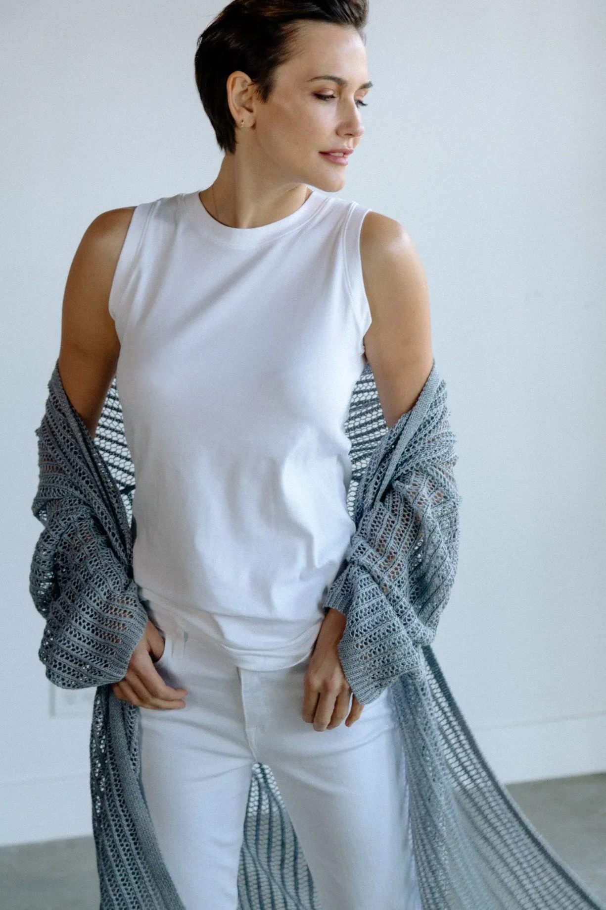 CORE COLLECTION MUSCLE TANK IN PIMA COTTON STRETCH gift idea