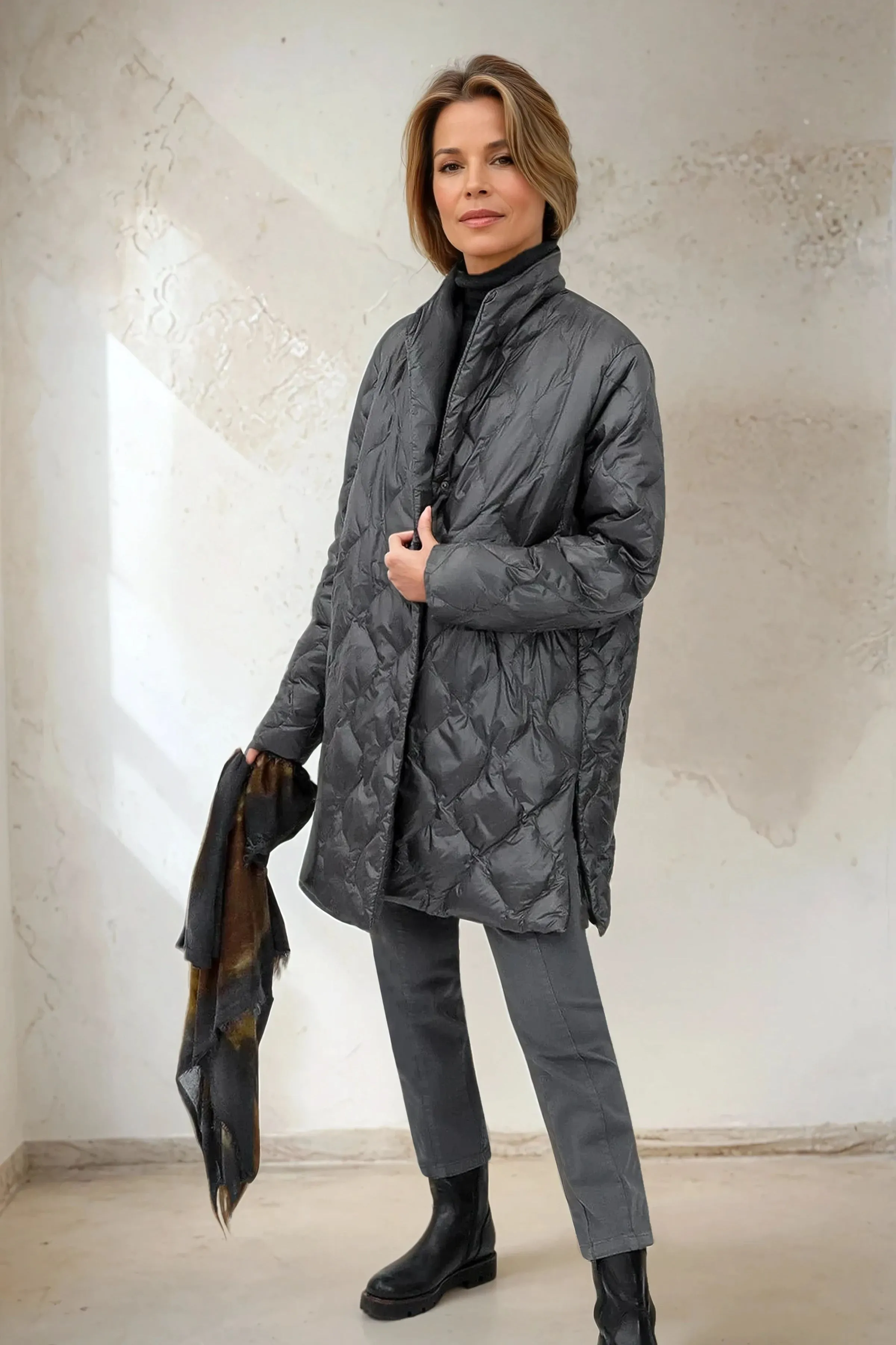 CORTINI IN GOOSE DOWN base warmth