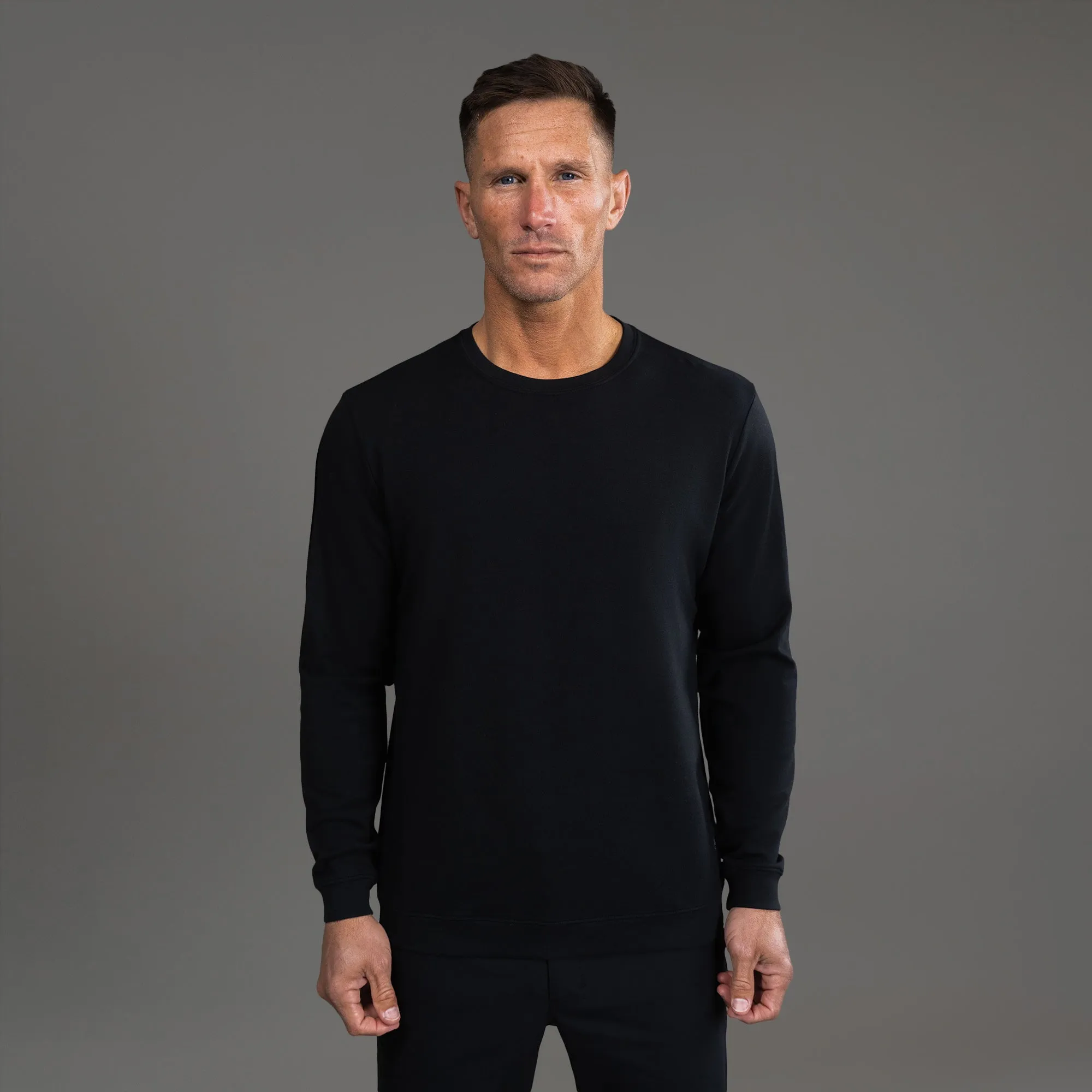 Cumulus Crew Pullover - Black neat mode
