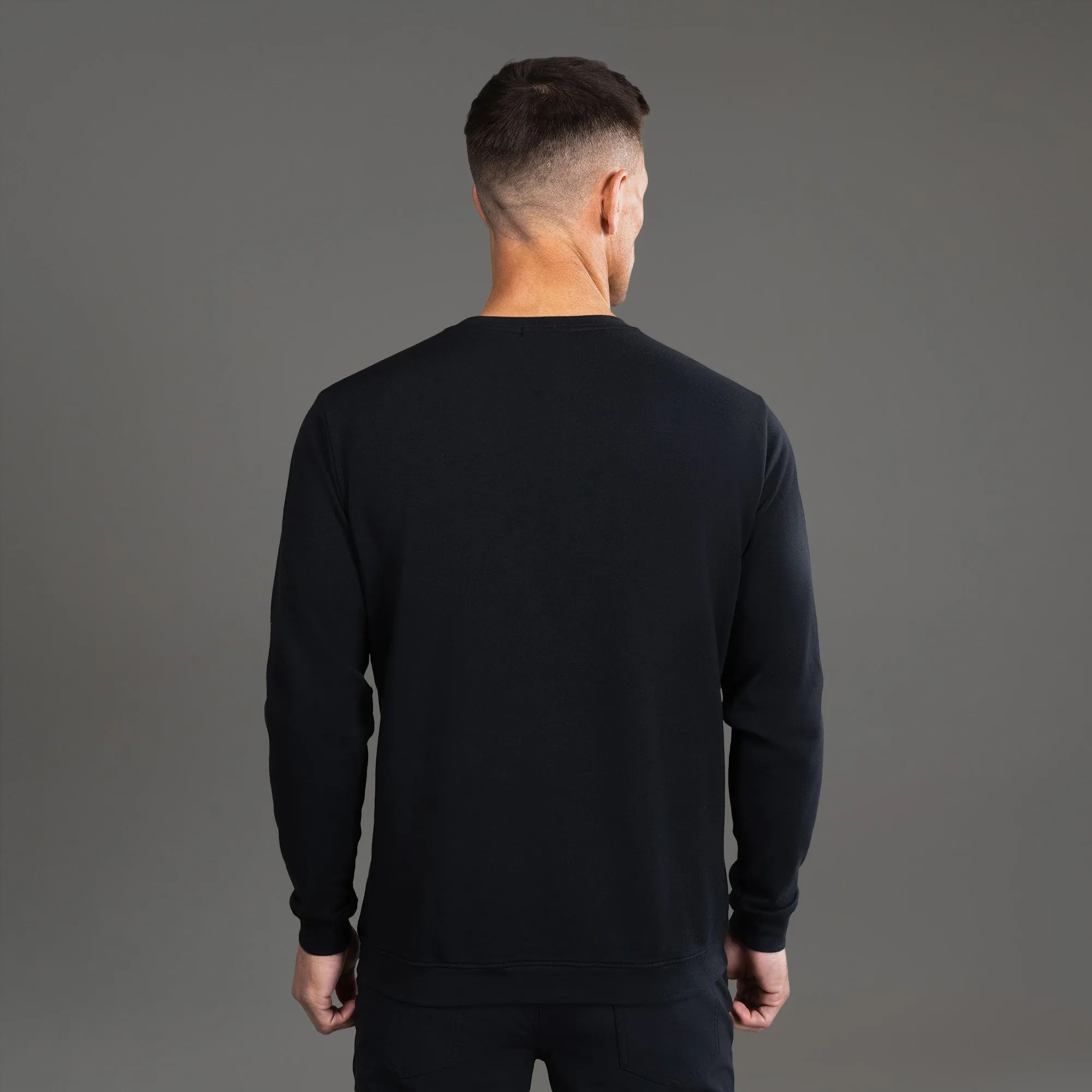 Cumulus Crew Pullover - Black skin soft