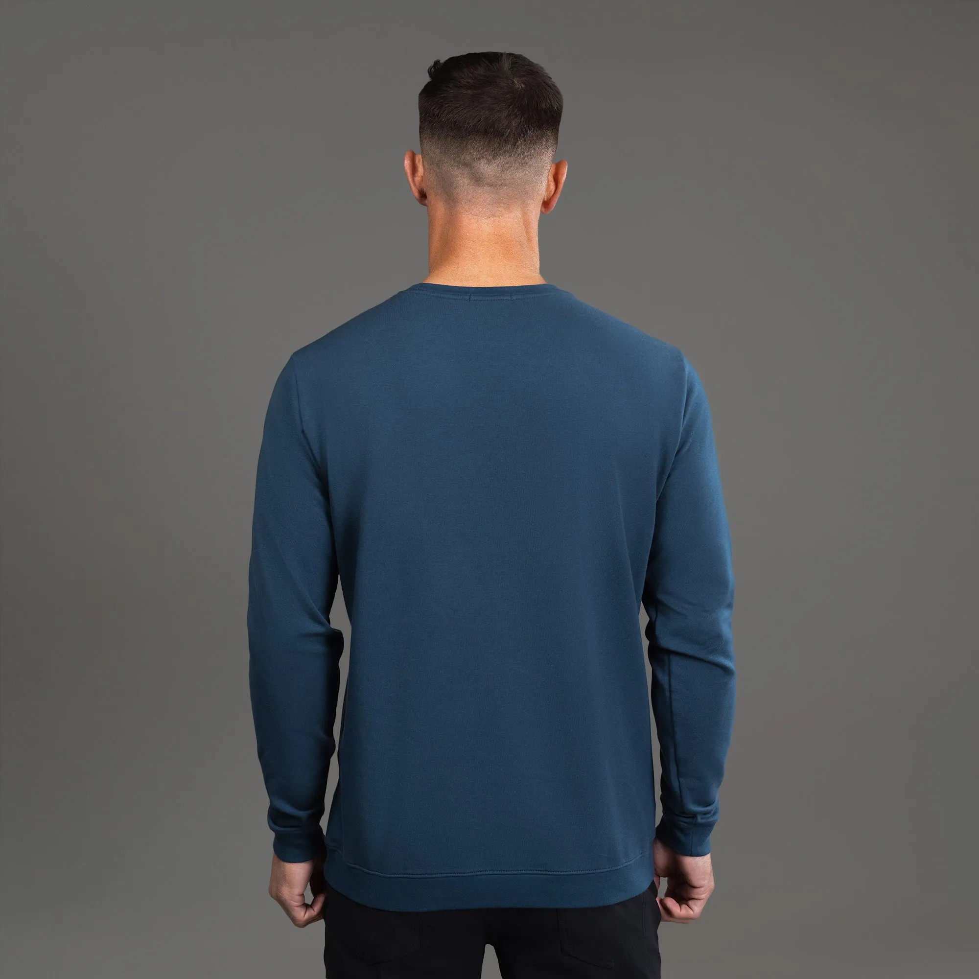 Cumulus Crew Pullover - Deep Sea bold edge