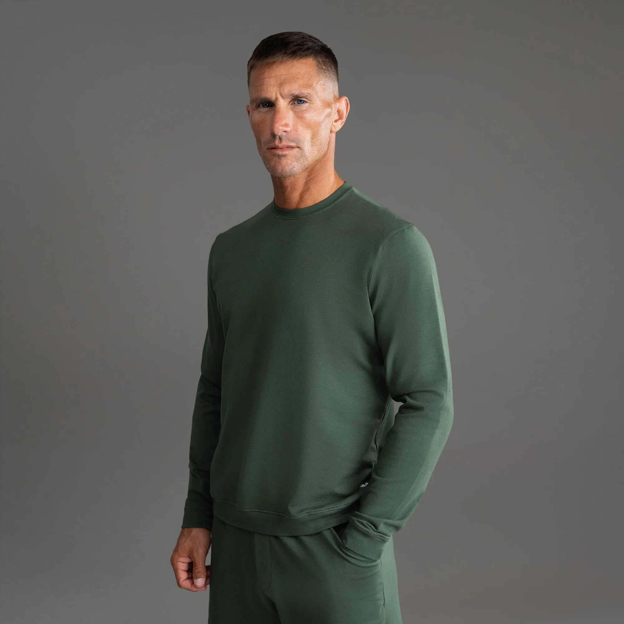 Cumulus Crew Pullover - Moss impact soft
