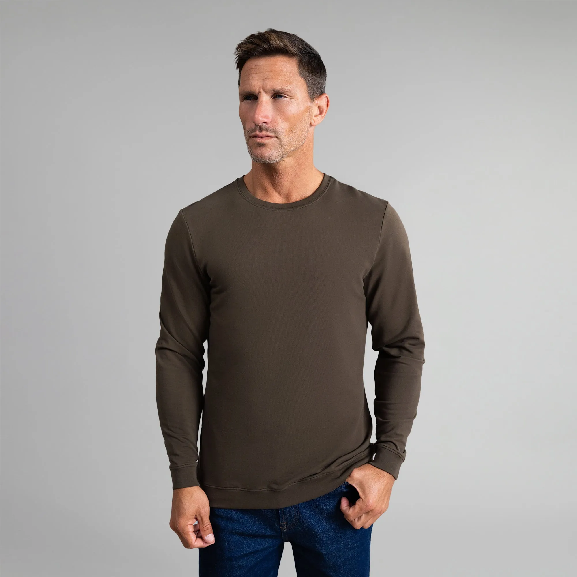 Cumulus Crew Pullover - Umber social event