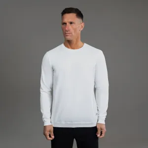 Cumulus Crew Pullover - White photo ready