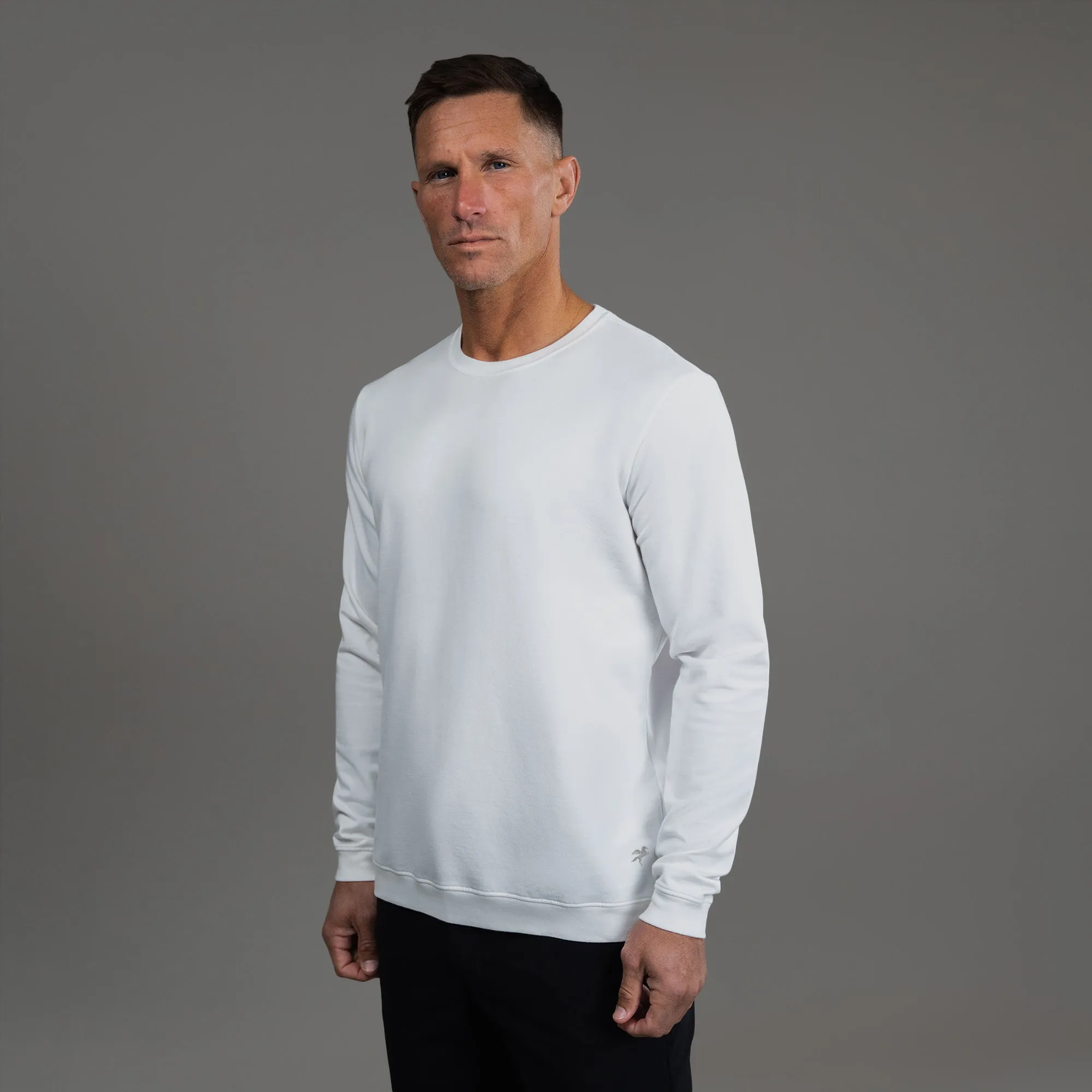 Cumulus Crew Pullover - White mix free