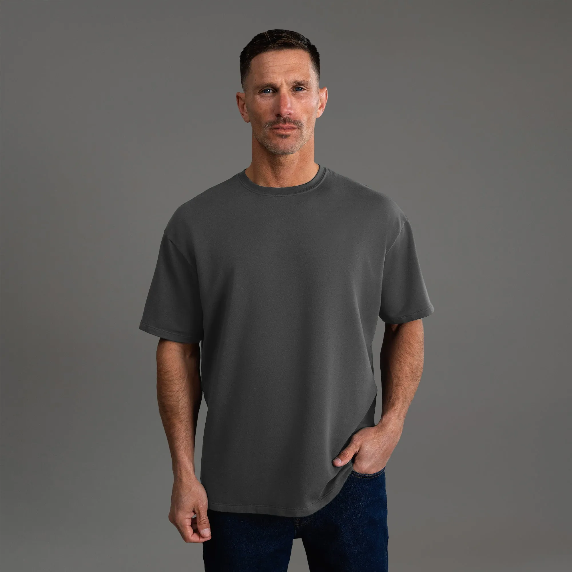 Cumulus Drop Shoulder T-Shirt happy memory