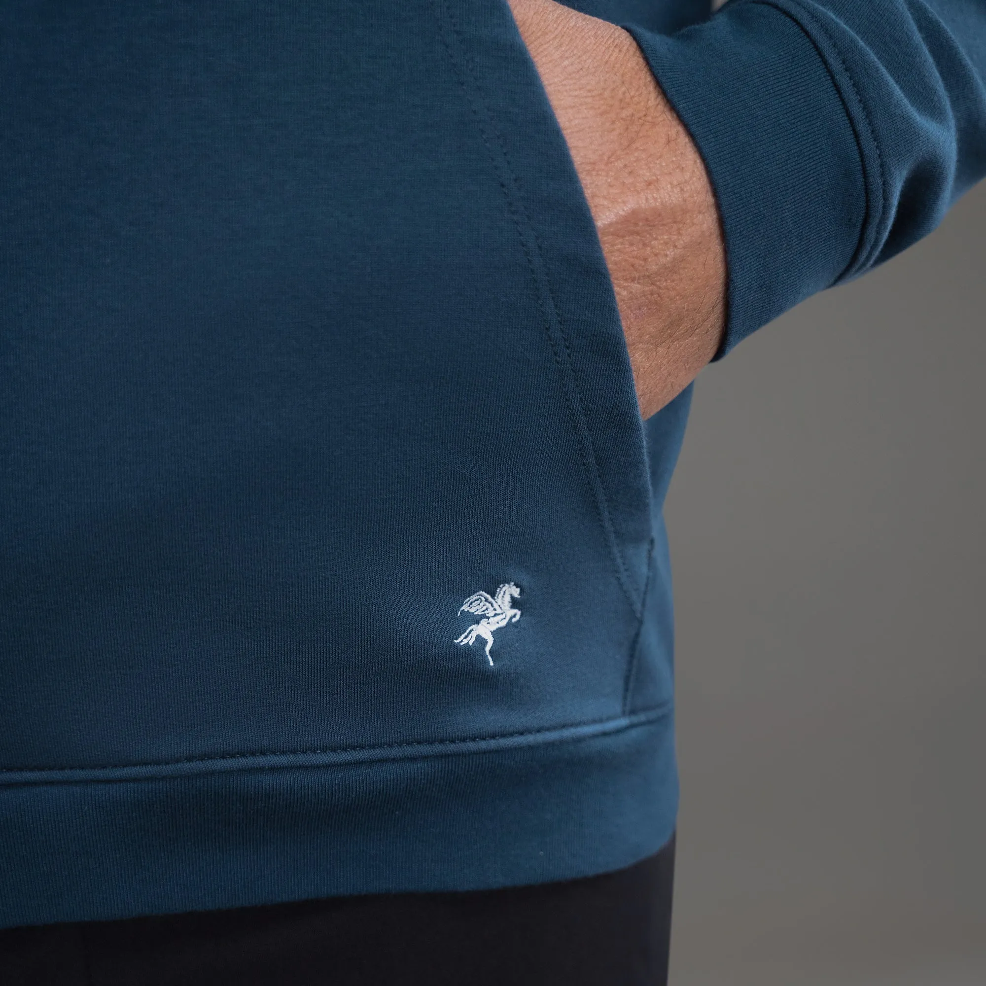 Cumulus Hoodie - Deep Sea street style