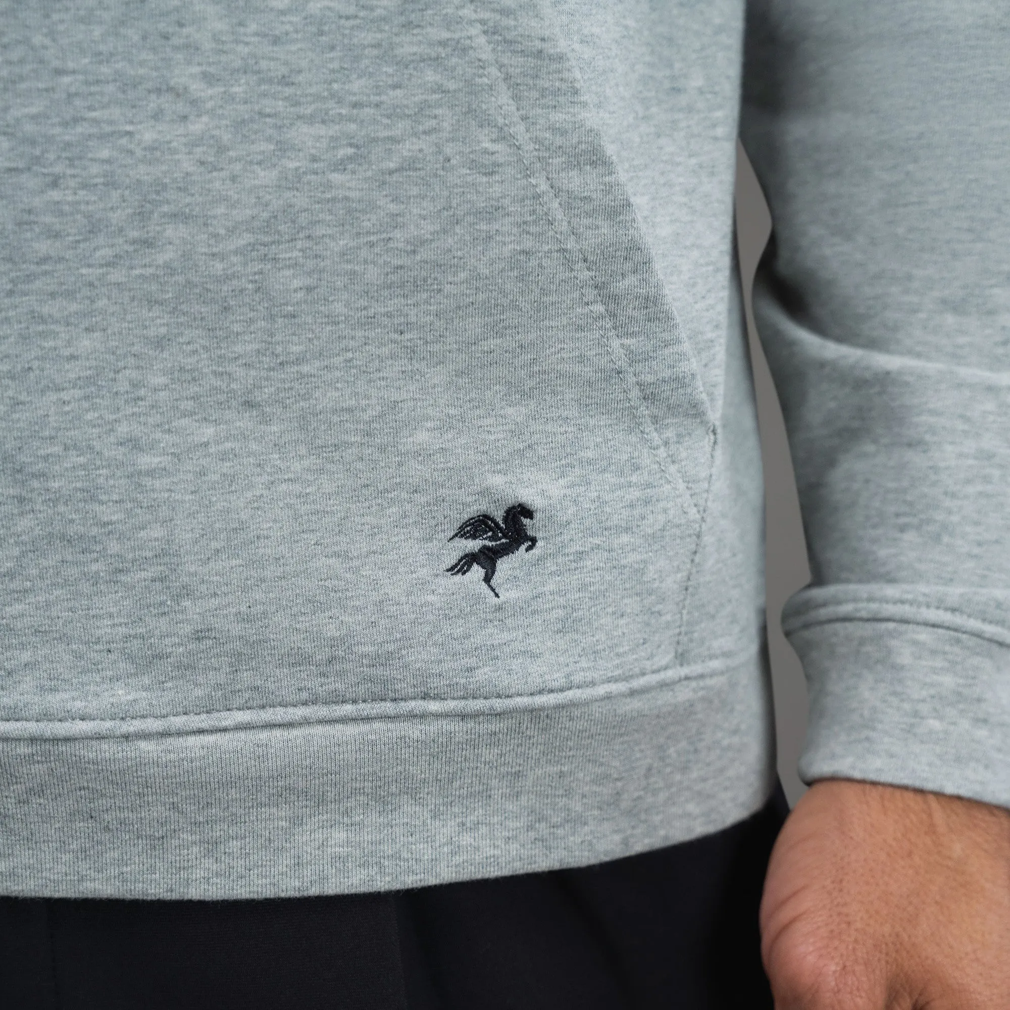 Cumulus Hoodie - Heather Gray polished cut