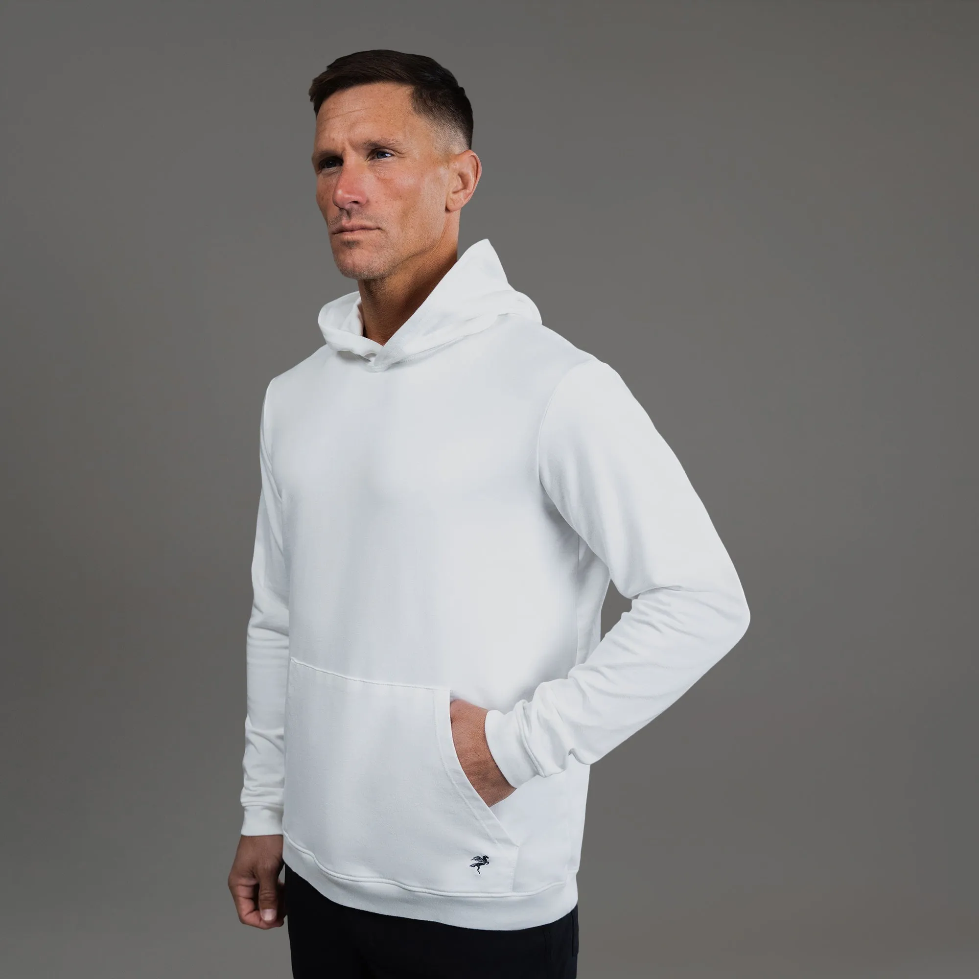 Cumulus Hoodie - White sunset vibe