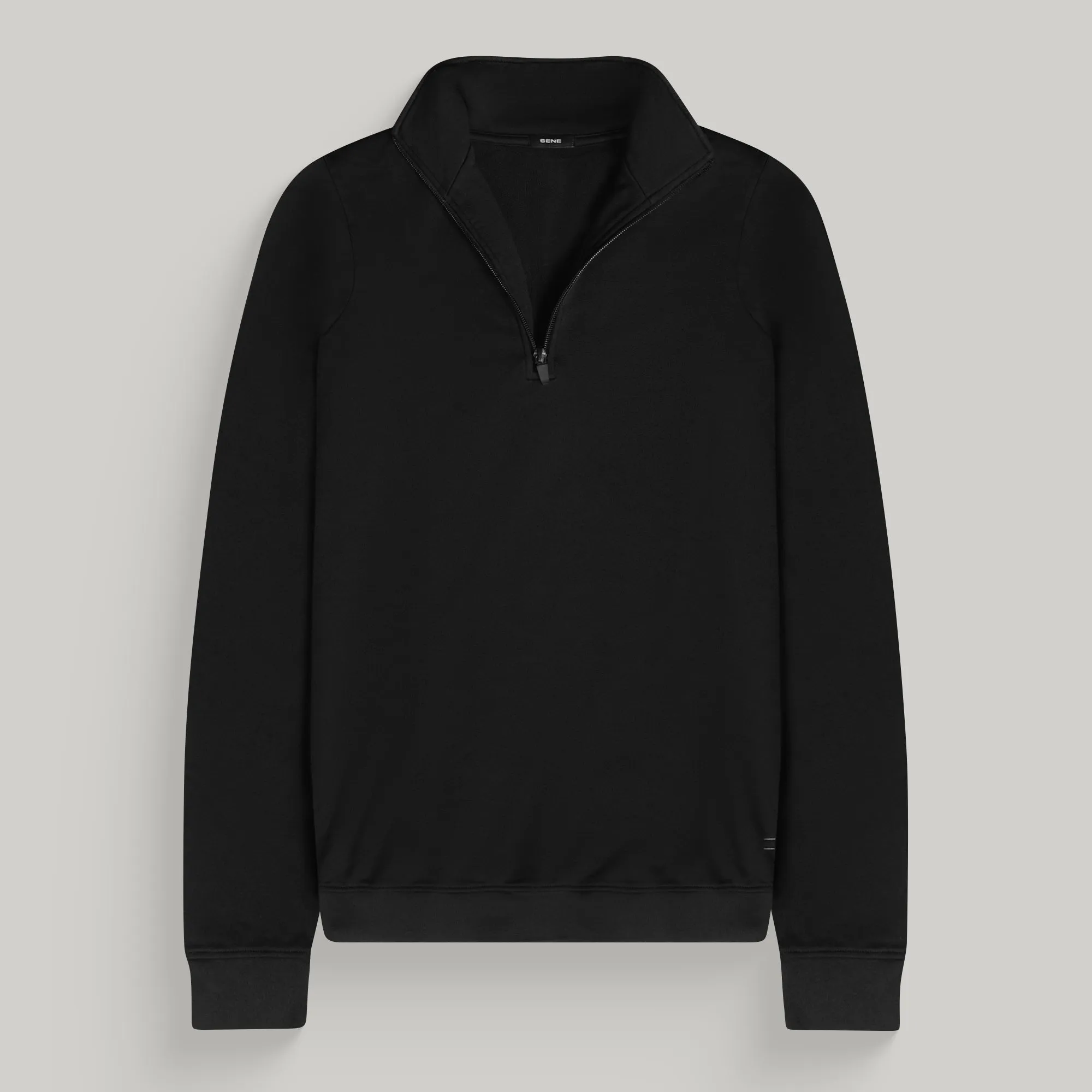 Cumulus Quarter Zip - Black young look