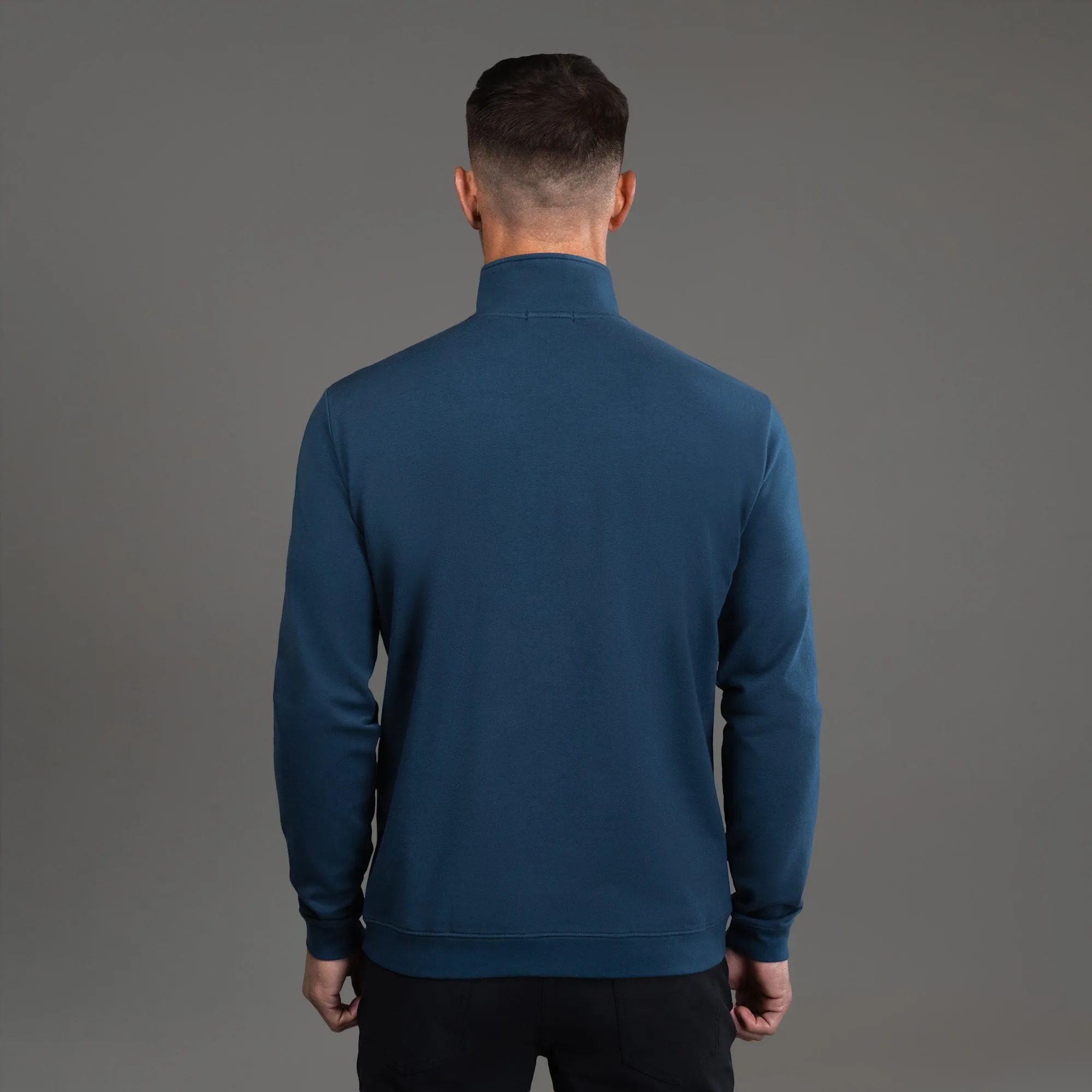 Cumulus Quarter Zip - Deep Sea relax style