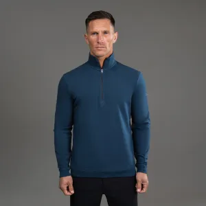 Cumulus Quarter Zip - Deep Sea luxe feel