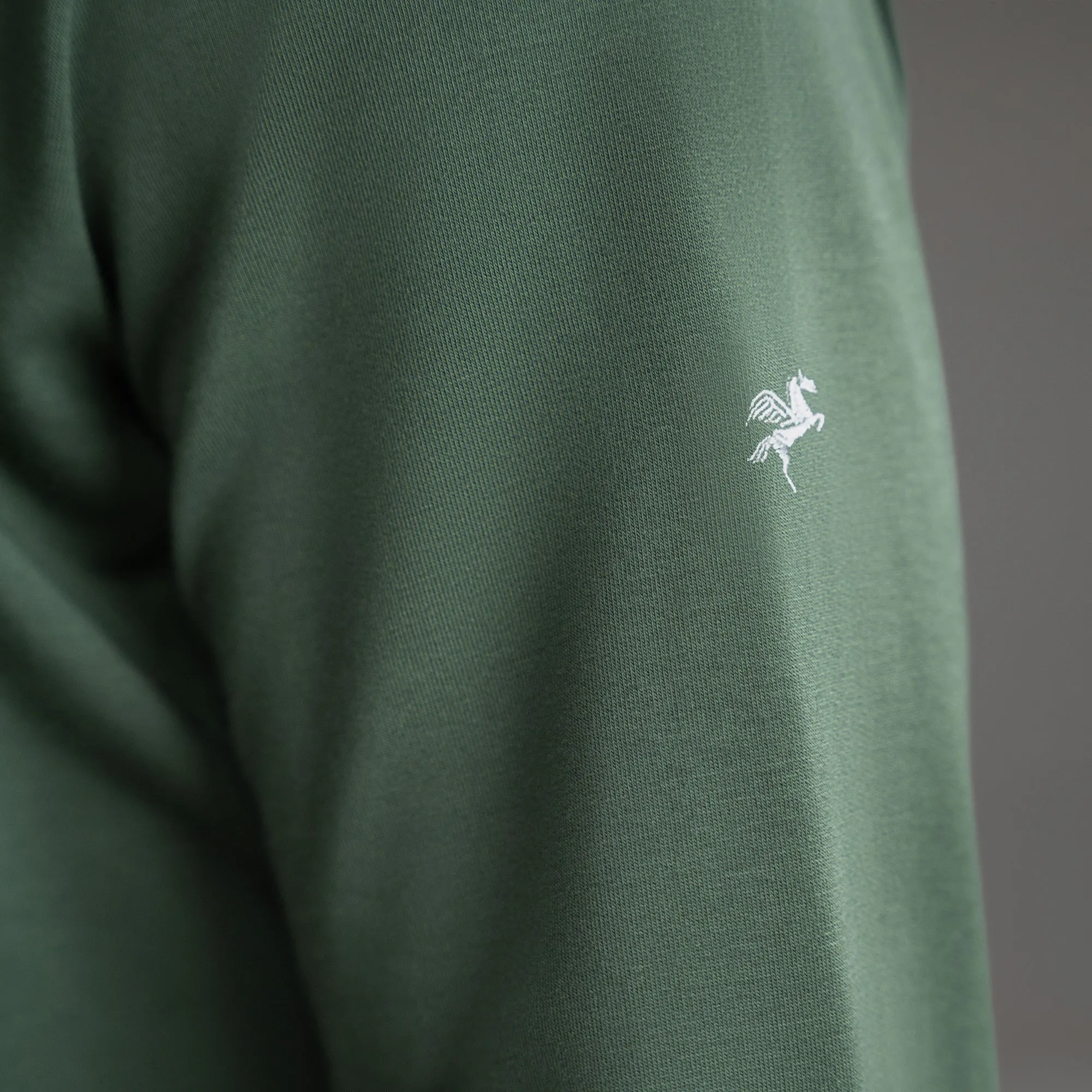 Cumulus Quarter Zip - Moss grace feel