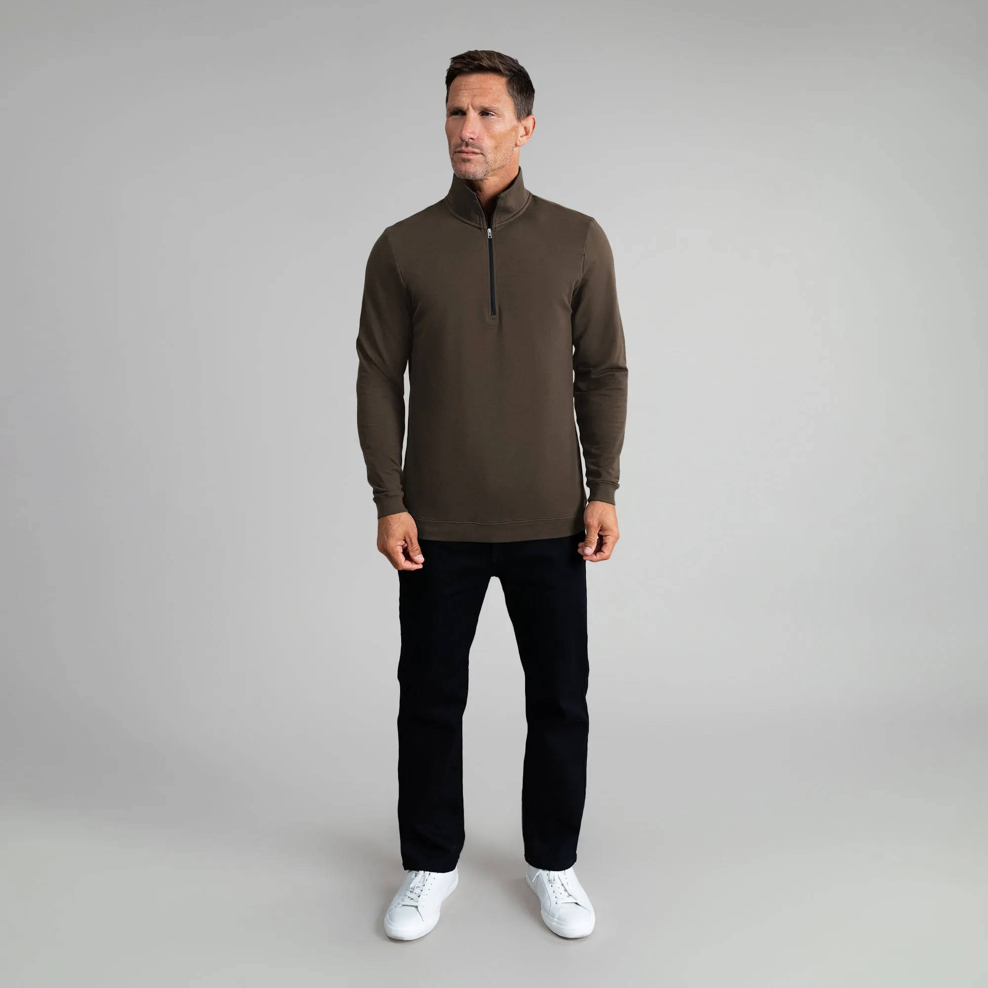 Cumulus Quarter Zip - Umber versatile wear