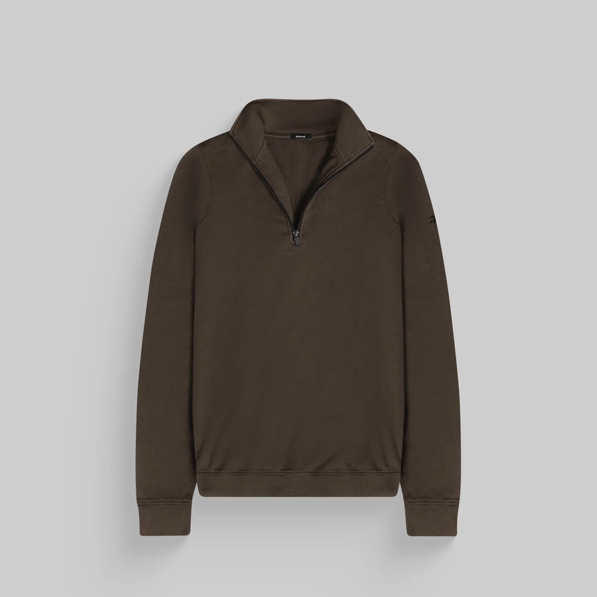 Cumulus Quarter Zip - Umber calm mind