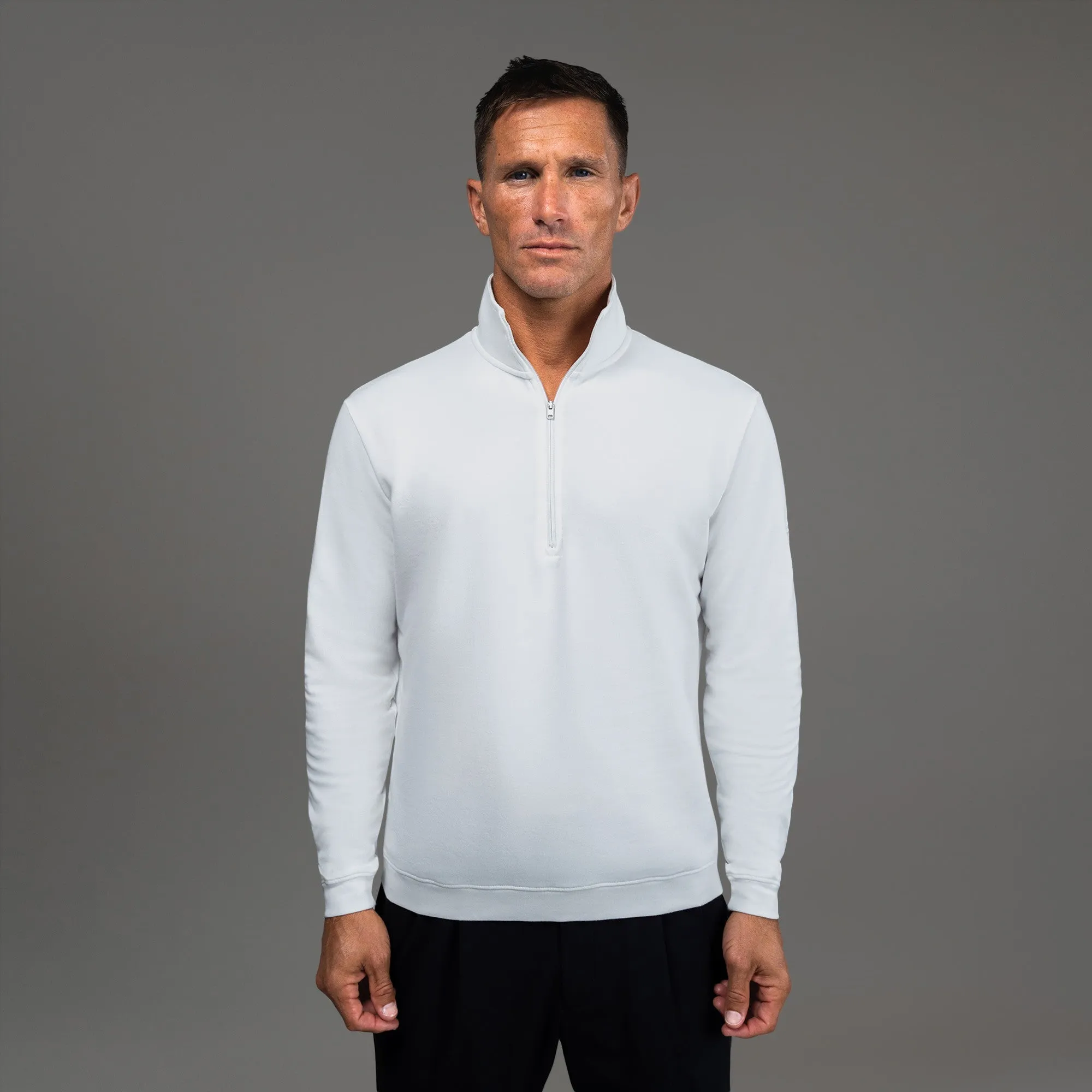Cumulus Quarter Zip - White freedom feel