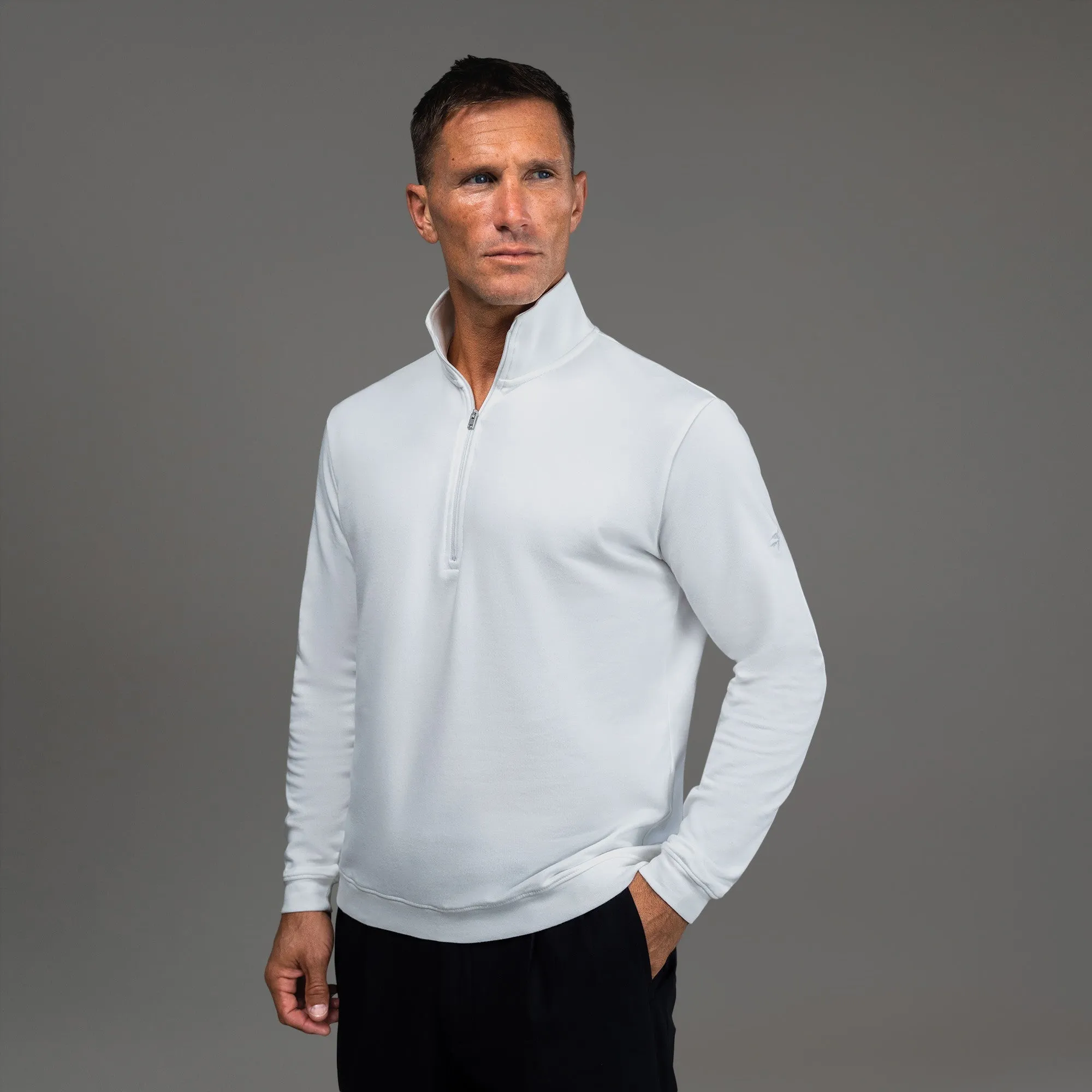 Cumulus Quarter Zip - White age reducer