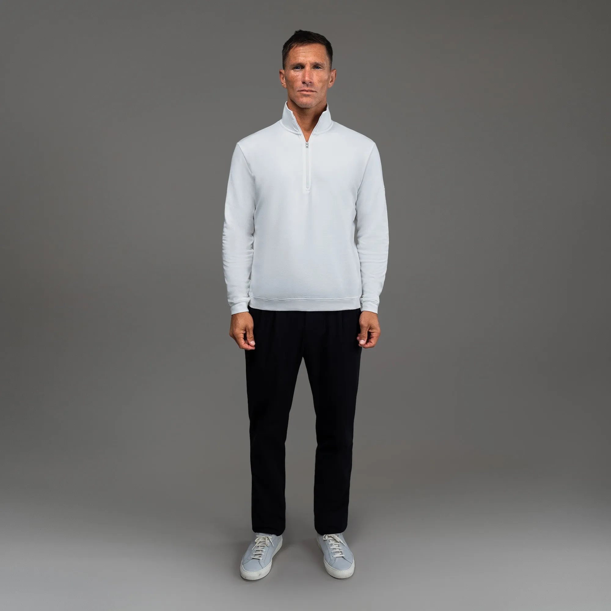 Cumulus Quarter Zip - White tribe sense