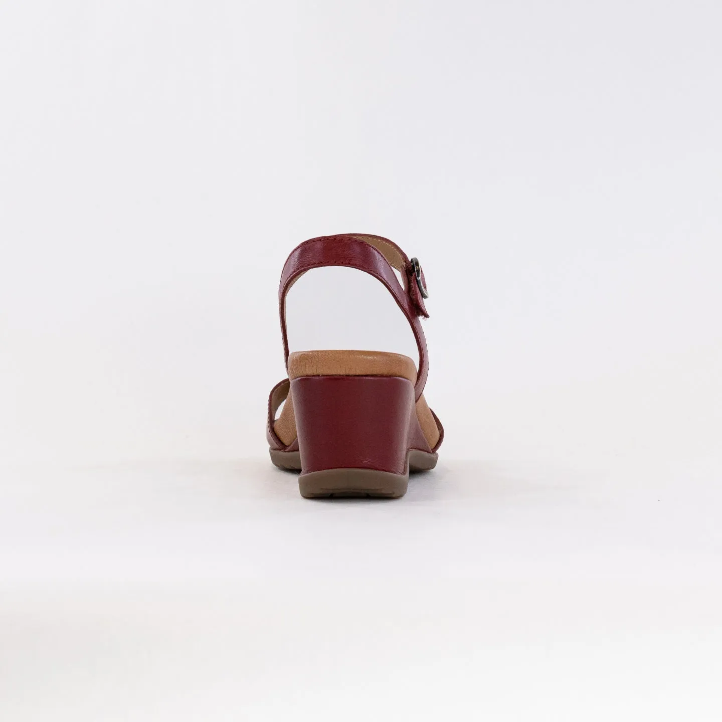 Dansko Arielle (Women's) - Red Glazed Kid Leather Day Ready