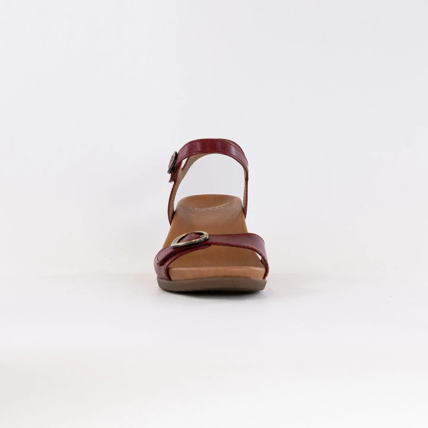 Dansko Arielle (Women's) - Red Glazed Kid Leather Slow Style