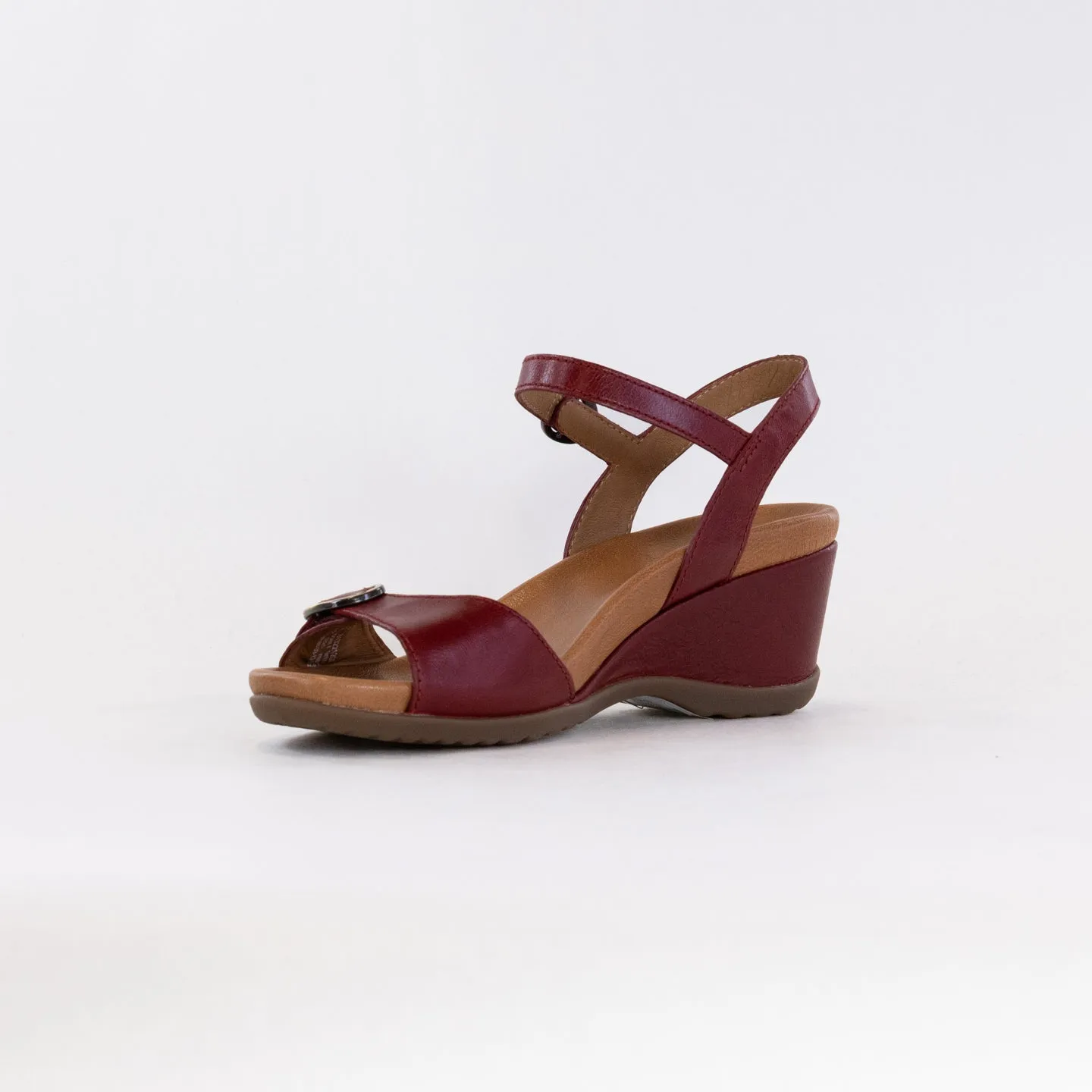 Dansko Arielle (Women's) - Red Glazed Kid Leather All Terrain