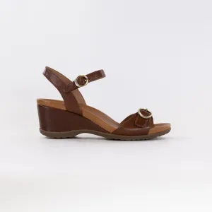 Dansko Arielle (Women's) - Tan Glazed Kid Leather Cool Walk