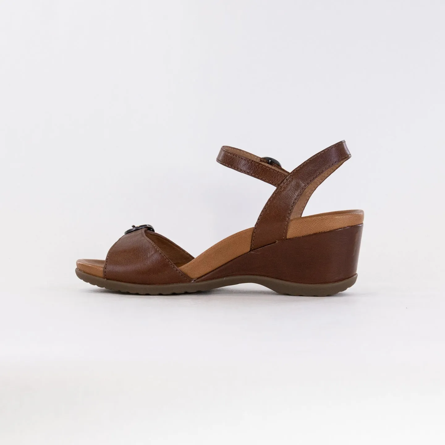 Dansko Arielle (Women's) - Tan Glazed Kid Leather Clean Step