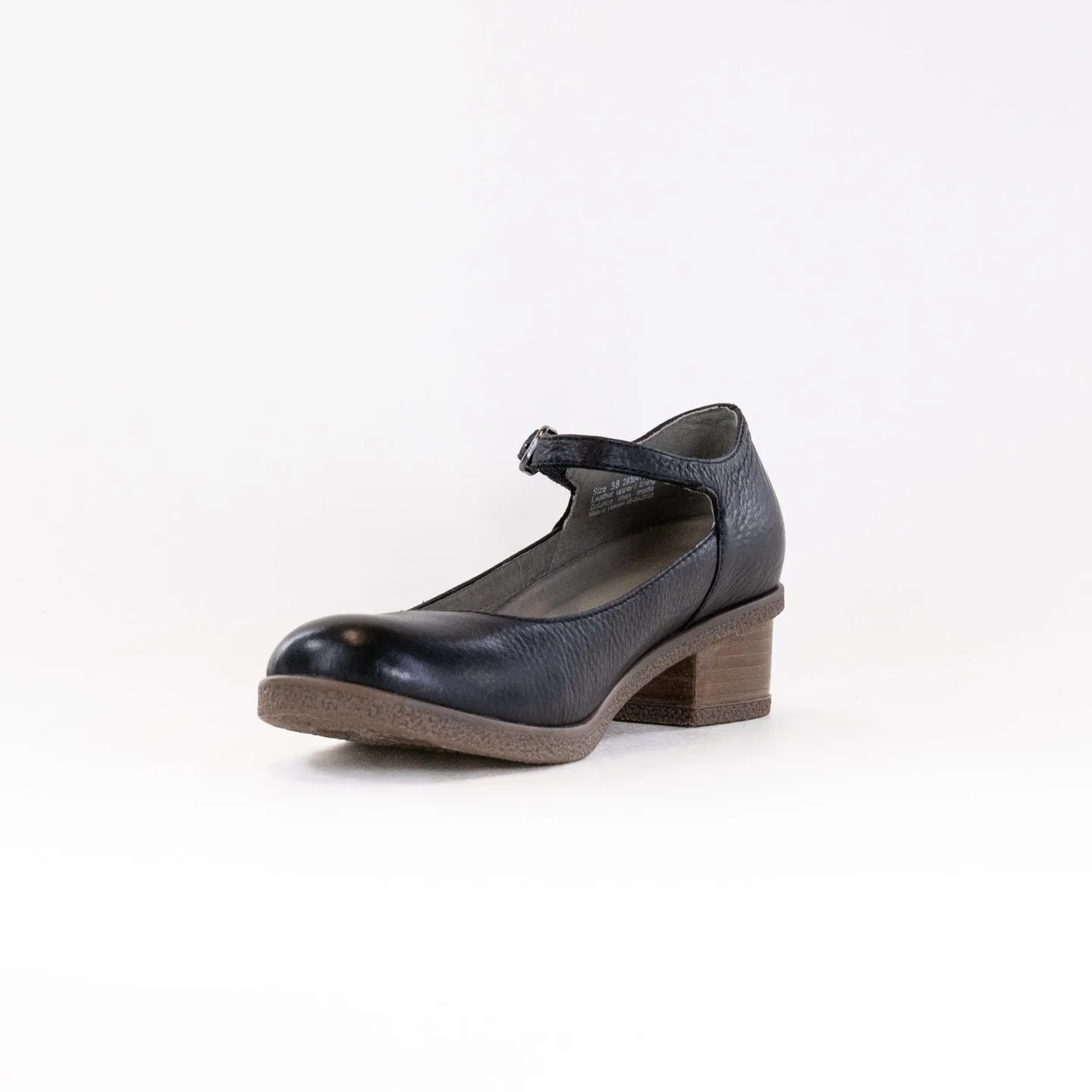 Dansko Deena (Women's) - Black Waterproof Tumbled eco path