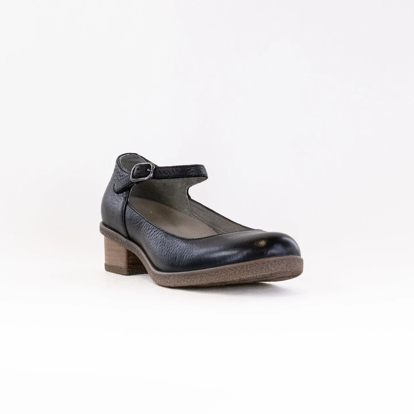 Dansko Deena (Women's) - Black Waterproof Tumbled forest run