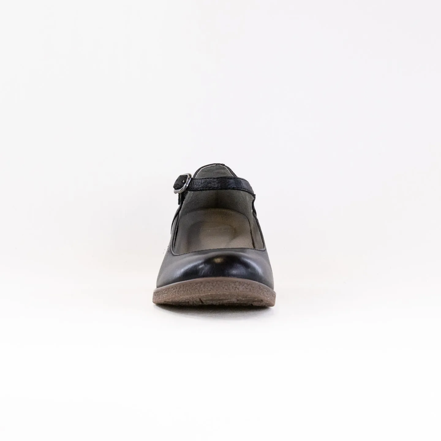 Dansko Deena (Women's) - Black Waterproof Tumbled deep sole