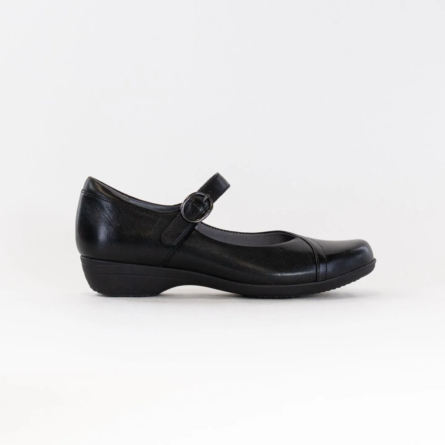 Dansko Fawna Wide (Women's) - Black Milled Napa gravel road