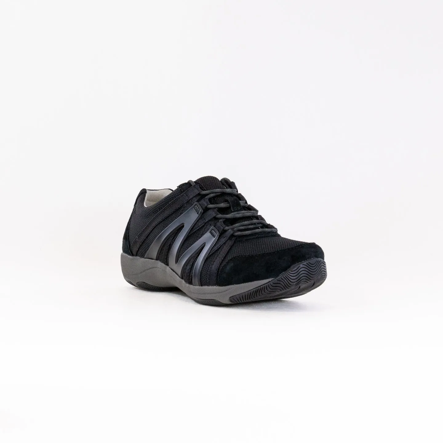 Dansko Henriette Wide (Women's) - Black/Black offroad use
