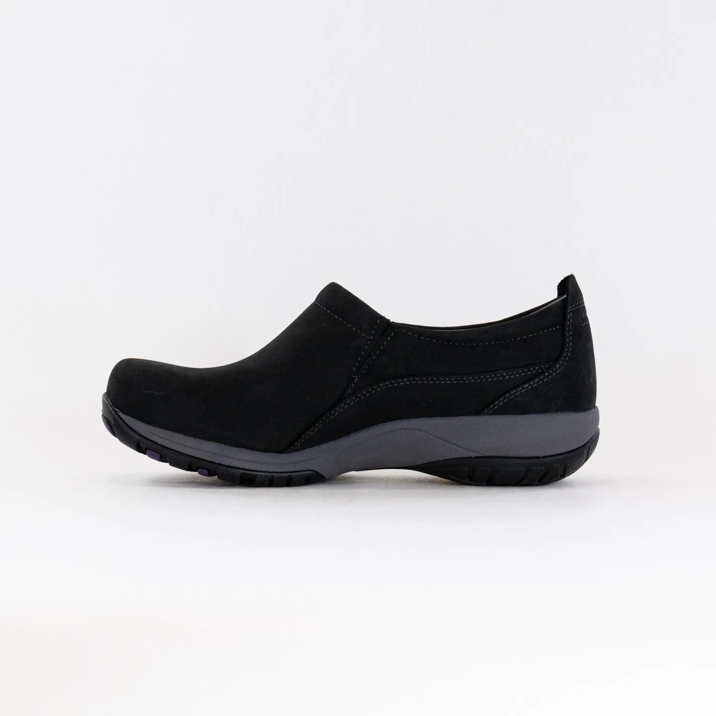 Dansko Patti Waterproof (Women's) - Black Milled Nubuck long trails