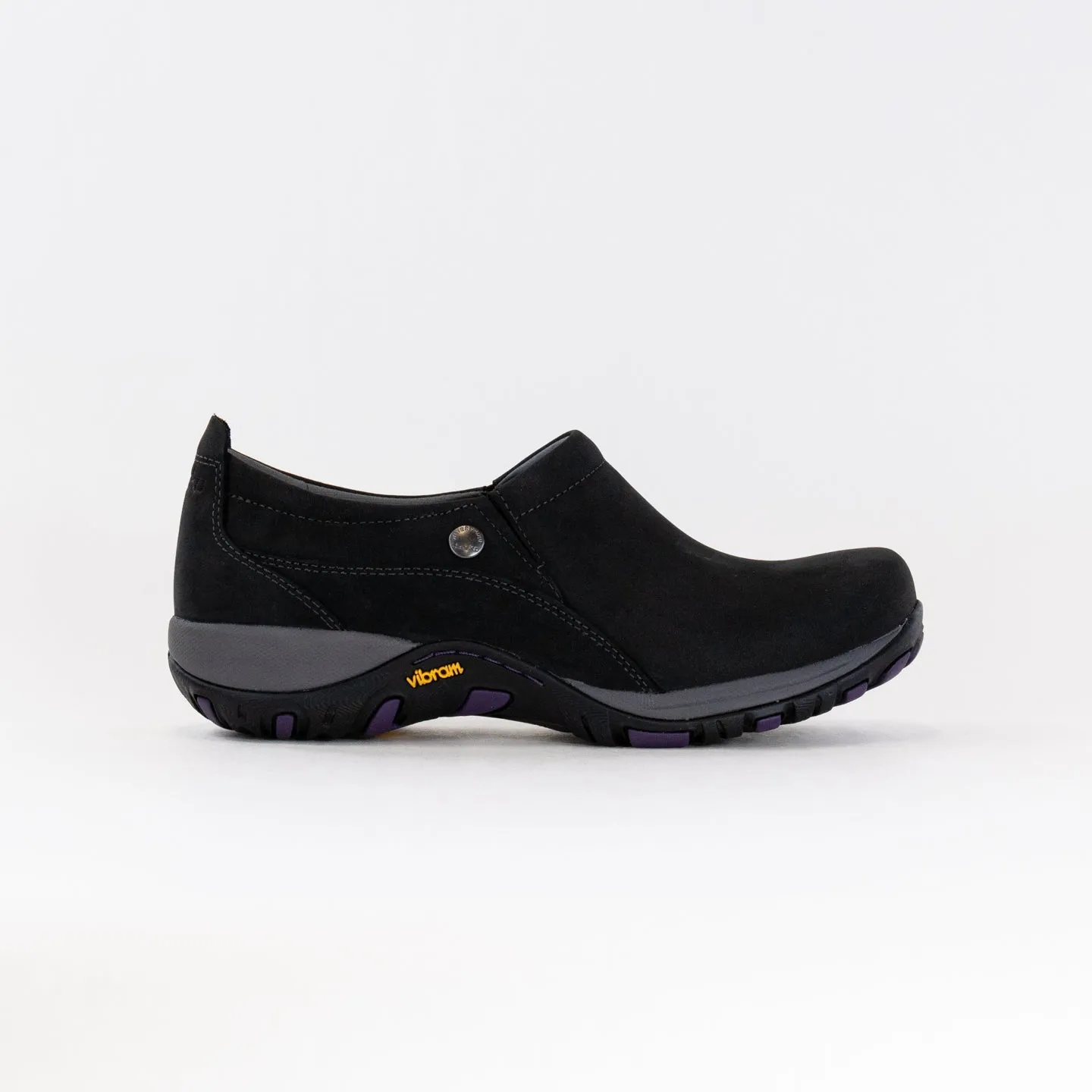 Dansko Patti Waterproof (Women's) - Black Milled Nubuck anti slip