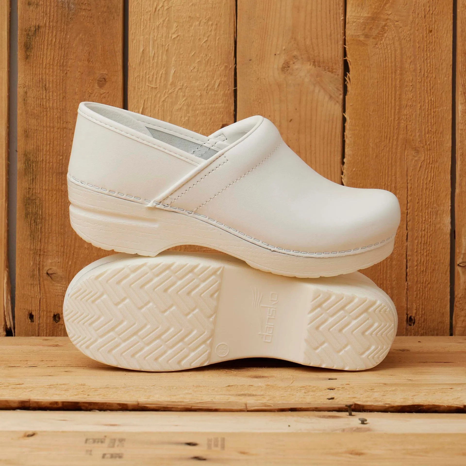 Dansko Professional Clog (Women's) - White Box nature proof