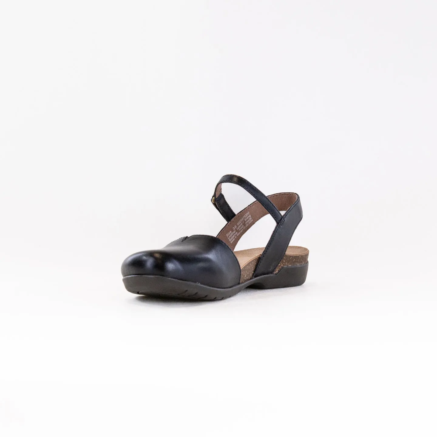 Dansko Rowan (Women's) - Black Milled Daily Chill