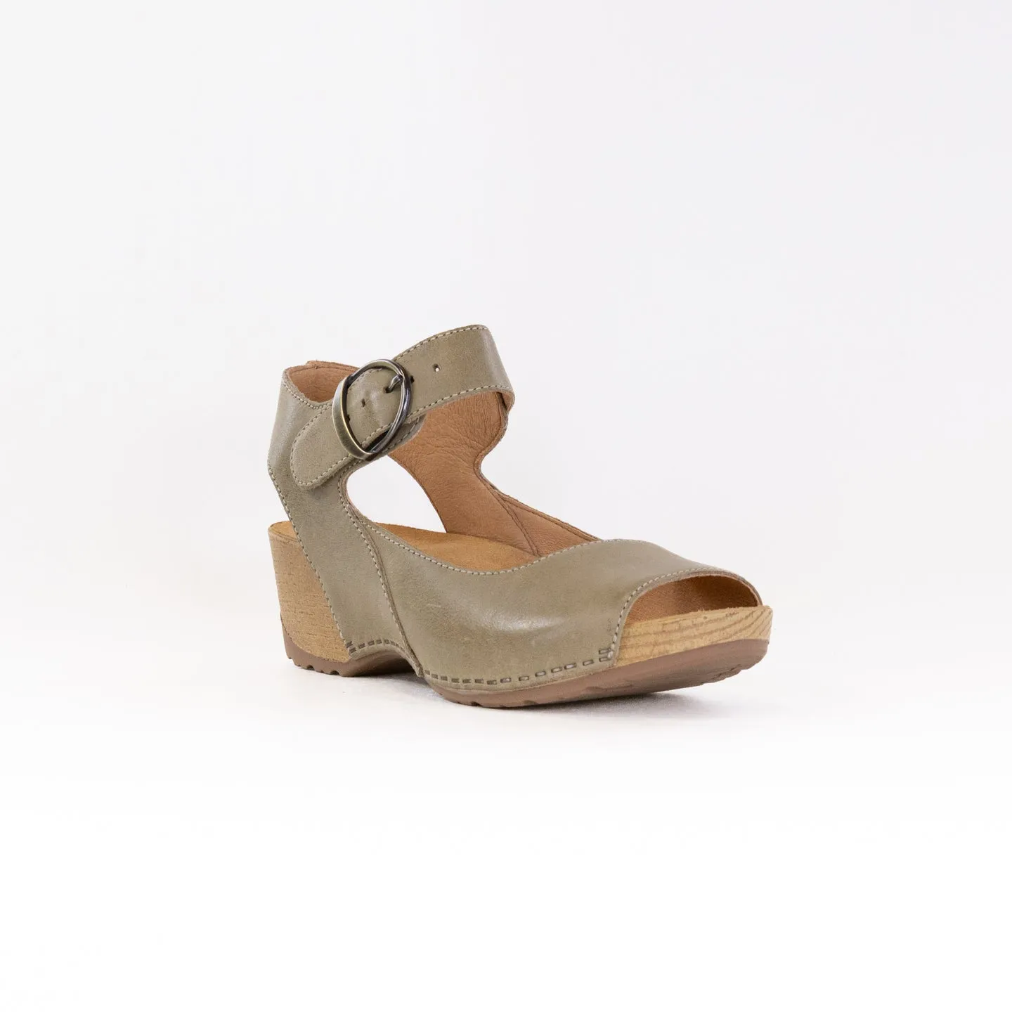 Dansko Tiana (Women's) - Khaki Leather Foot Joy