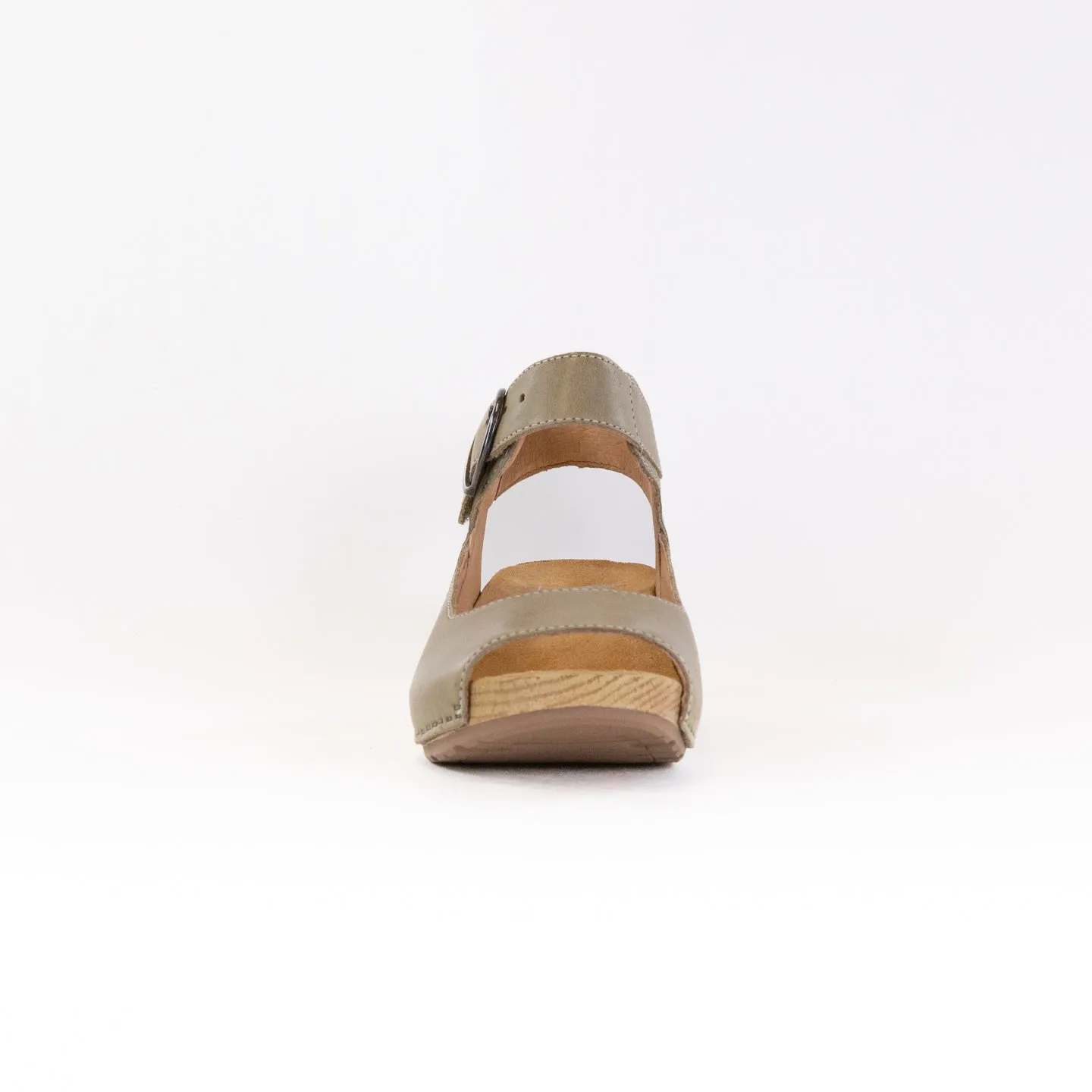 Dansko Tiana (Women's) - Khaki Leather Calm Flow